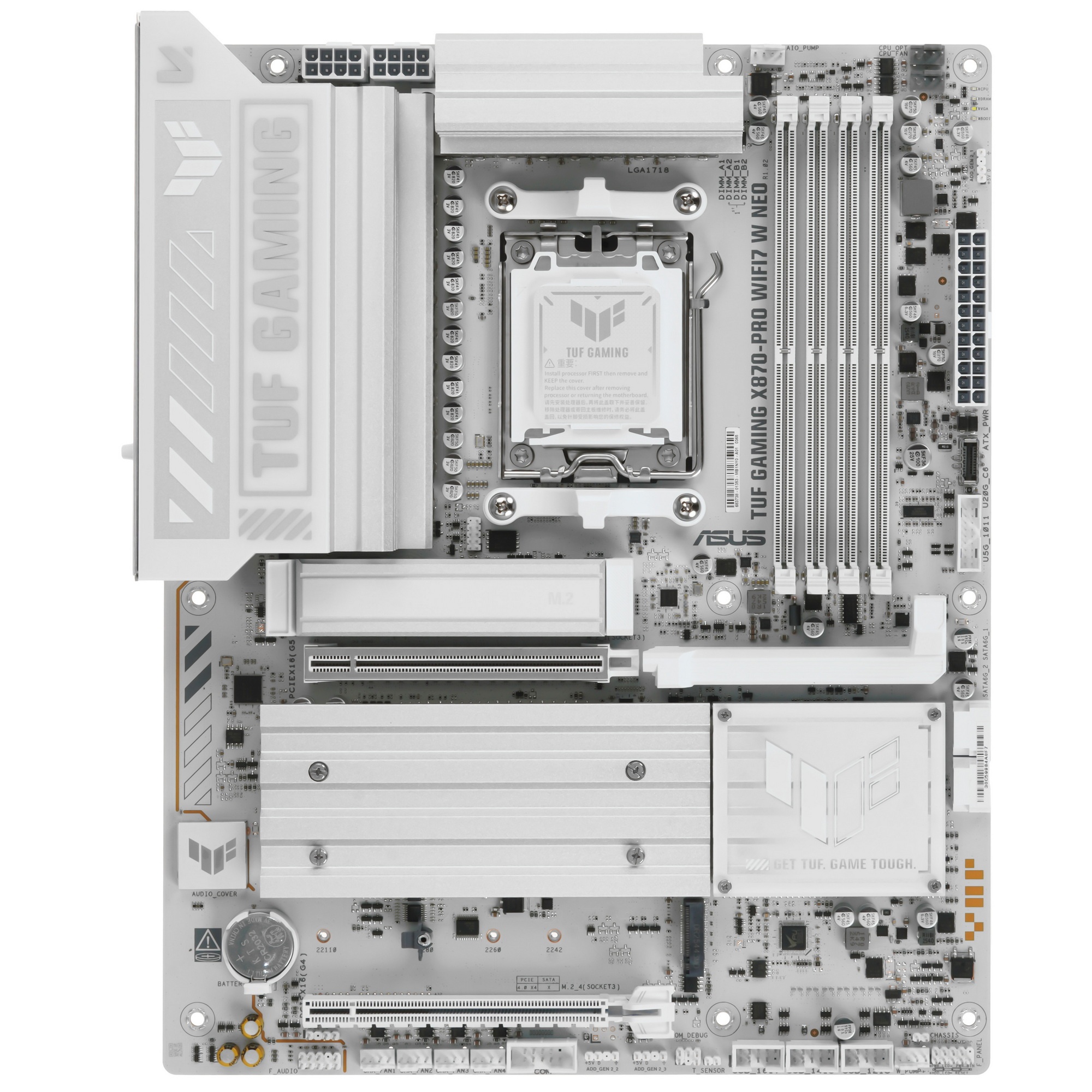 Материнская плата Asus TUF GAMING X870-PRO WIFI7 W NEO Socket AM5 AMD X870 4xDDR5 ATX AC`97 8ch(7.1)