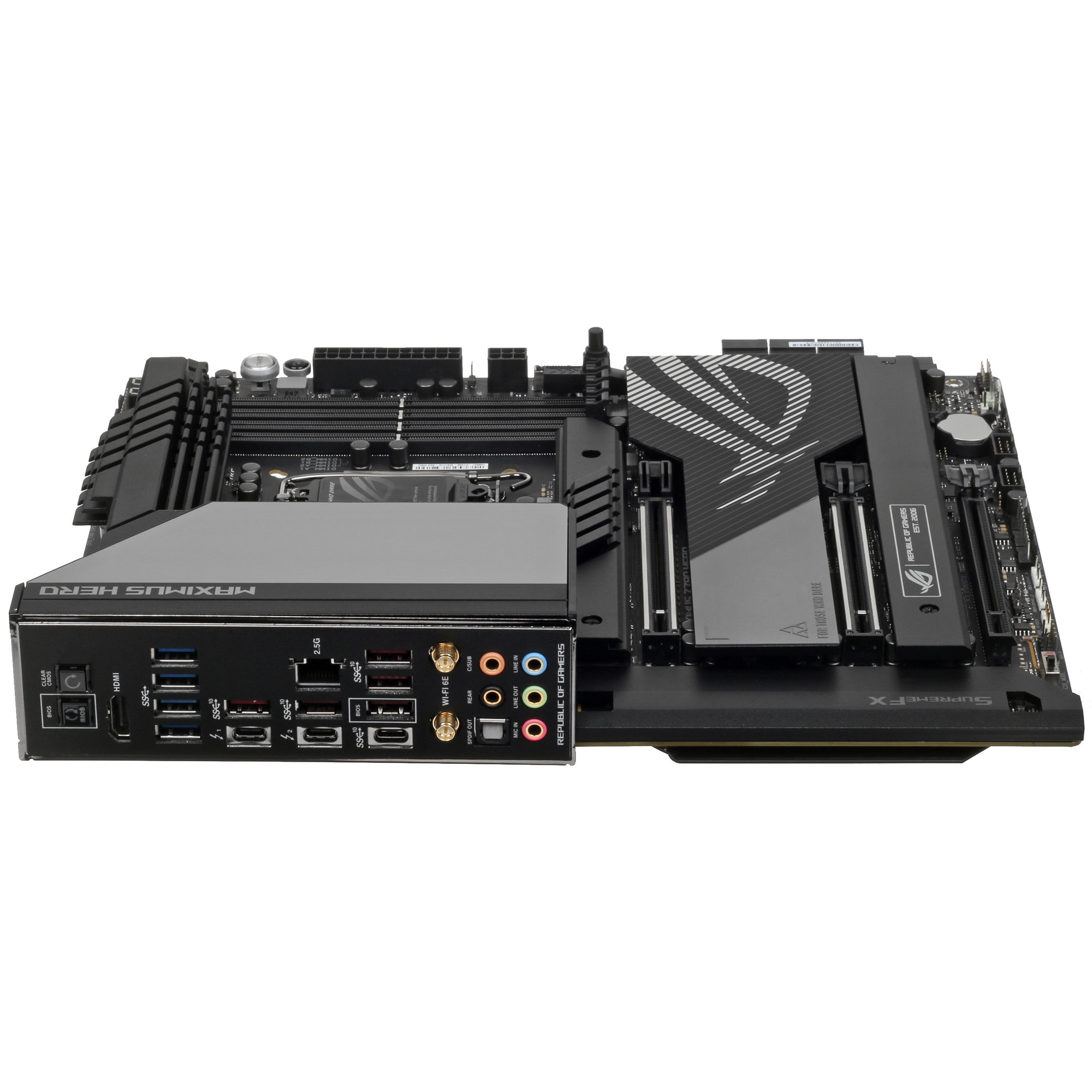 Материнская плата ASUS ROG MAXIMUS Z790 HERO, LGA 1700, Intel Z790, 4xDDR5, 6xSATA, 3xM.2, 1xPCIe 4.