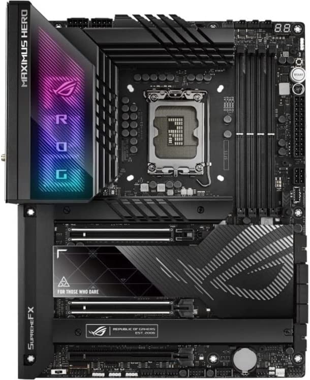 Материнская плата ASUS ROG MAXIMUS Z790 HERO, LGA 1700, Intel Z790, 4xDDR5, 6xSATA, 3xM.2, 1xPCIe 4.