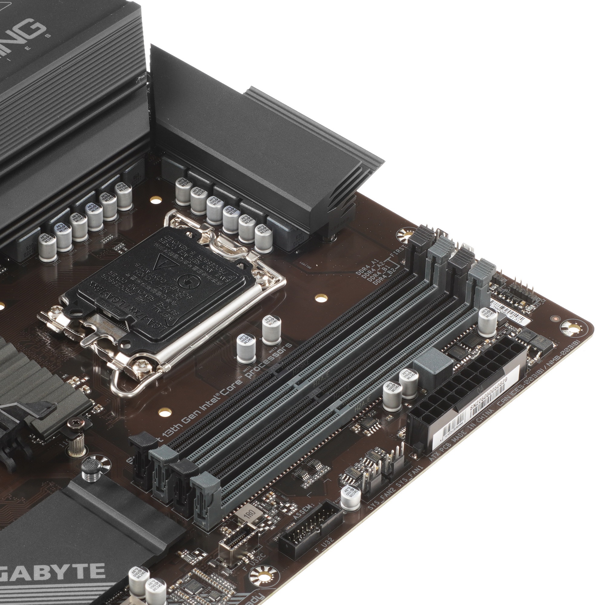 Материнская плата Gigabyte B760 GAMING X DDR4, LGA 1700, Intel B760, 4xDDR4, 4xSATA, 3xM.2, 1xPCIe 4