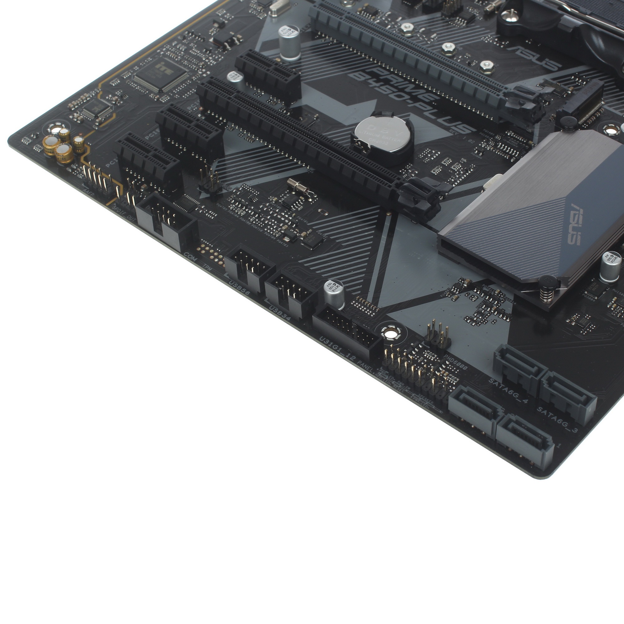 Материнская плата ASUS PRIME B450-PLUS, AM4, AMD B450, 4xDDR4, 6xSATA, 1xM.2, 1xPCIe 3.0 x16, 1xPCIe