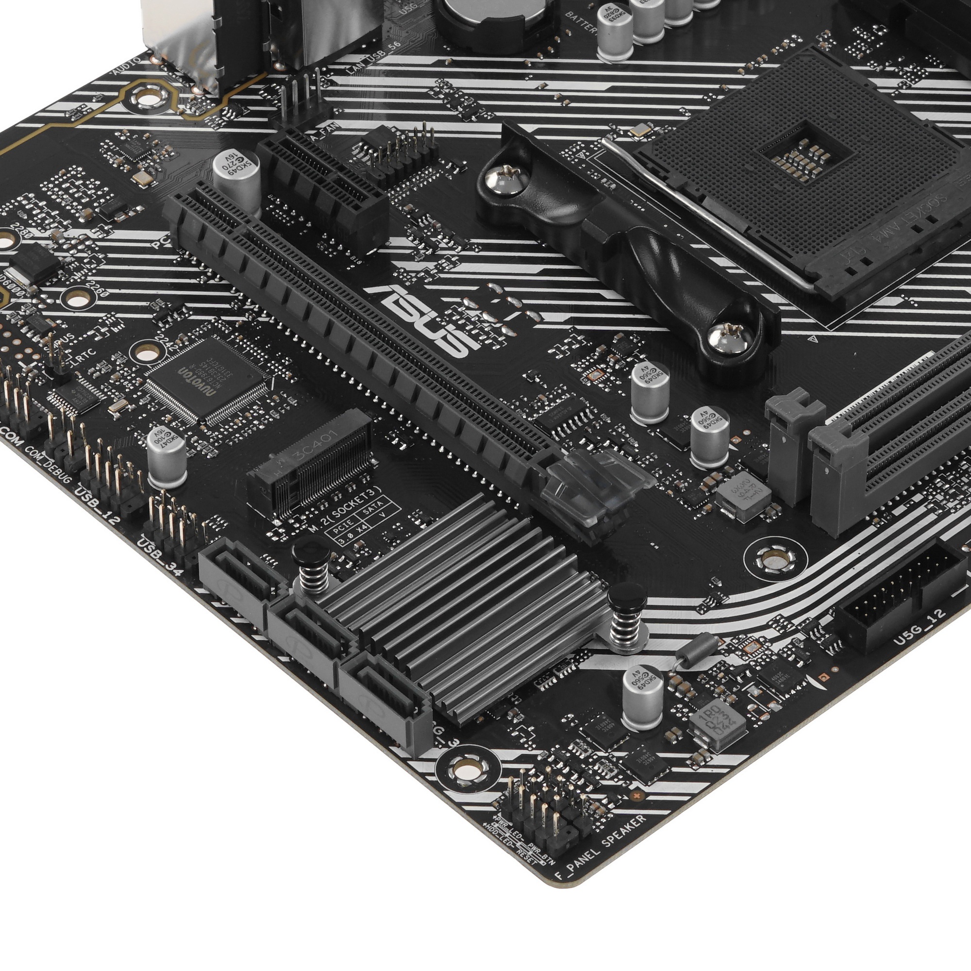 Материнская плата ASUS PRIME A520M-R, AM4, AMD A520, 2xDDR4, 4xSATA, 1xM.2, 1xPCIe 3.0 x16, 1xPCIe x