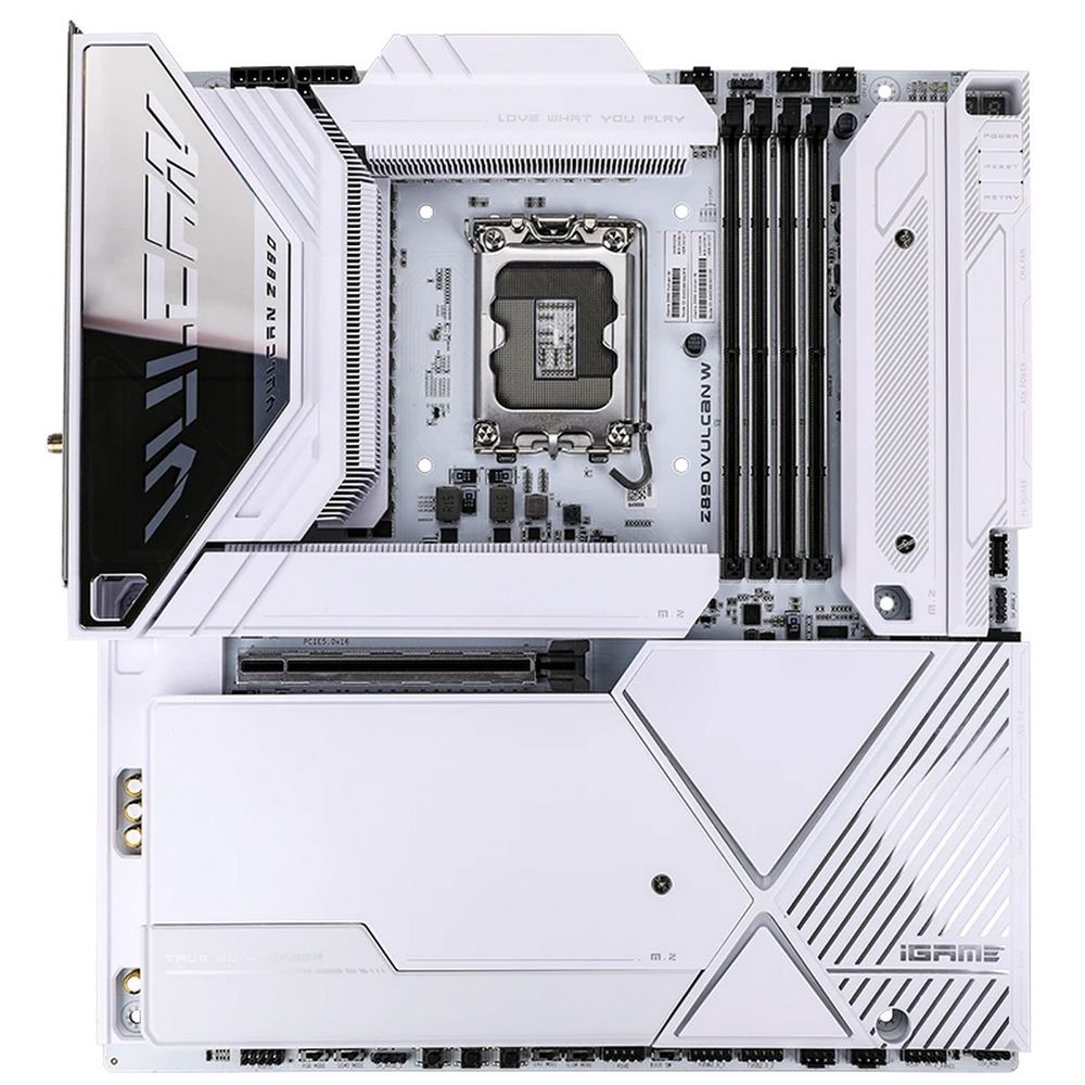Материнская плата Colorful iGame Z890 VULCAN W V20, LGA 1851, Intel Z890, 4xDDR5, 5xM.2, 6xSATA, 2xP
