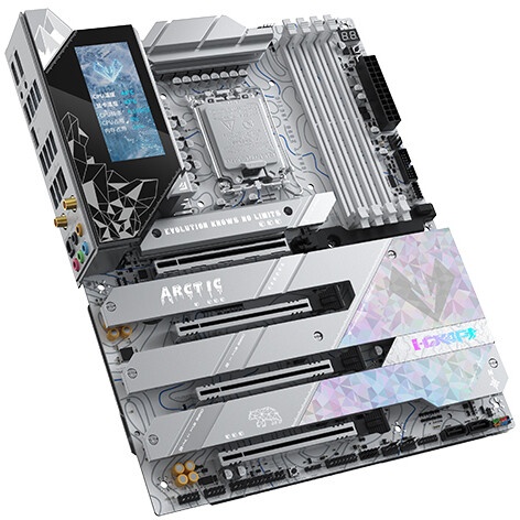 Материнская плата MAXSUN MS-iCraft Z890 ARCTIC, LGA1851, Z890, 4*DDR5, 4*SATA3, 4*M.2, USB 3.2, USB