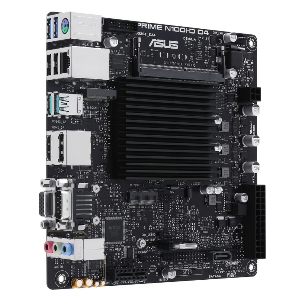 Материнская плата с ЦПУ ASUS PRIME N100I-D D4-CSMN100,USB3.2 GEN 2,MB