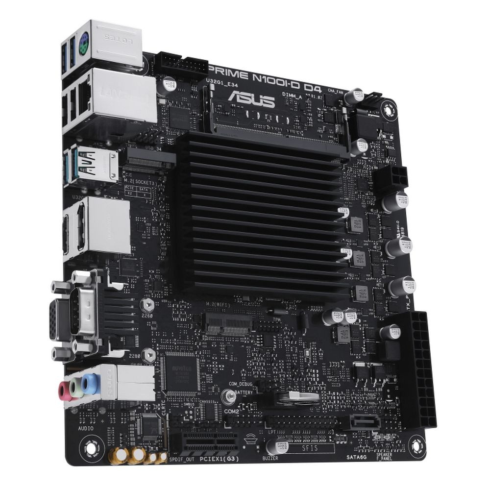 Материнская плата с ЦПУ ASUS PRIME N100I-D D4-CSMN100,USB3.2 GEN 2,MB