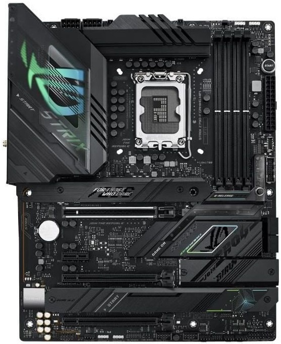 Материнская плата ASUS ROG STRIX Z790-F GAMING WIFI, LGA 1700, Intel Z790, 4xDDR5, 4xSATA, 4xM.2, 1x