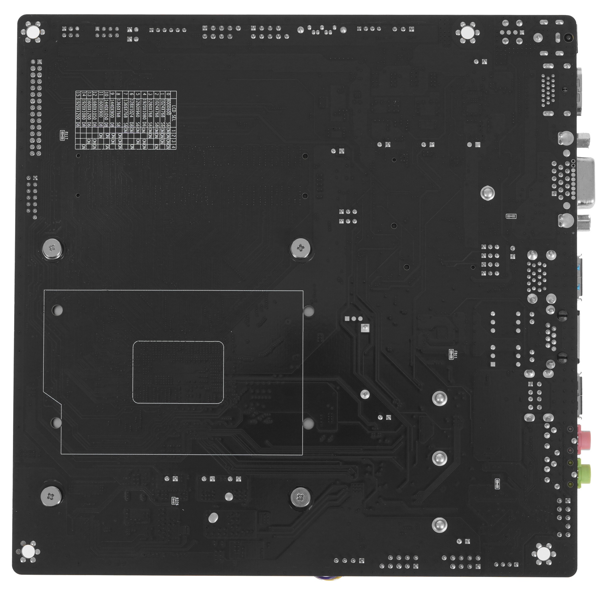 Материнская плата AFOX AFMIN5095-1L-V2, Intel N5095, SoC, 2xDDR4L, 1xSATA, 1xM.2, 1xHDMI, 1xVGA, 1x