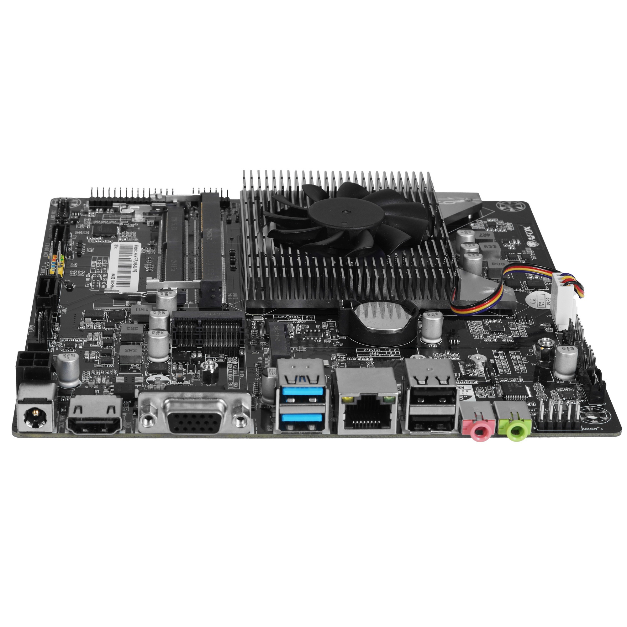Материнская плата AFOX AFMIN5095-1L-V2, Intel N5095, SoC, 2xDDR4L, 1xSATA, 1xM.2, 1xHDMI, 1xVGA, 1x
