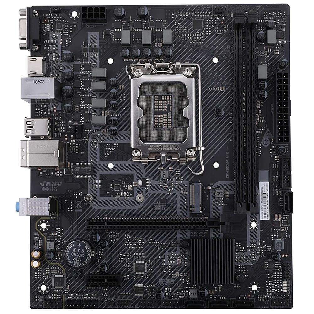 Материнская плата Colorful H610M-E M.2 V20, LGA 1700, Intel H610, 2xDDR4, 4xSATA, 1xM.2, 1xPCIe 4.0
