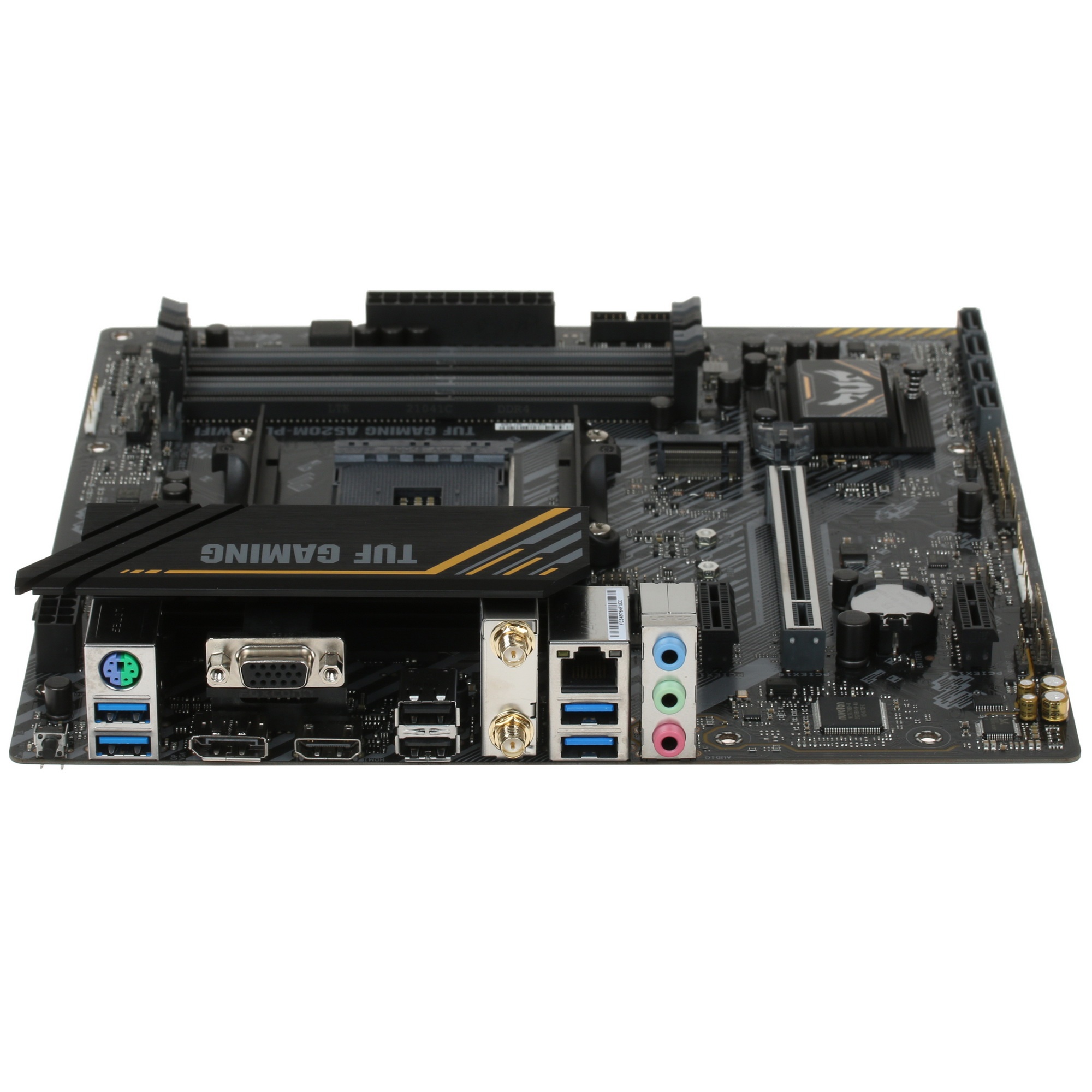 Материнская плата ASUS TUF GAMING A520M-PLUS WIFI, AM4, AMD A520, 4xDDR4, 4xSATA, 1xM.2, 1xPCIe 3.0