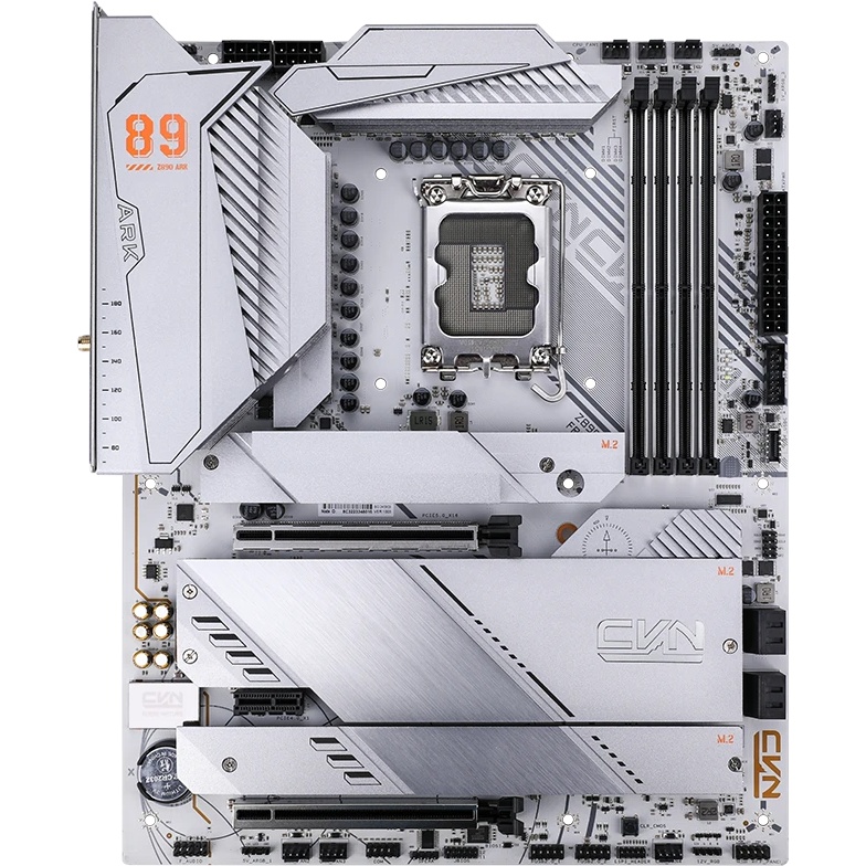 Материнская плата Colorful CVN Z890 ARK FROZEN V20, LGA 1851, Intel Z890, 4xDDR5, 5xM.2, 4xSATA, 2xP
