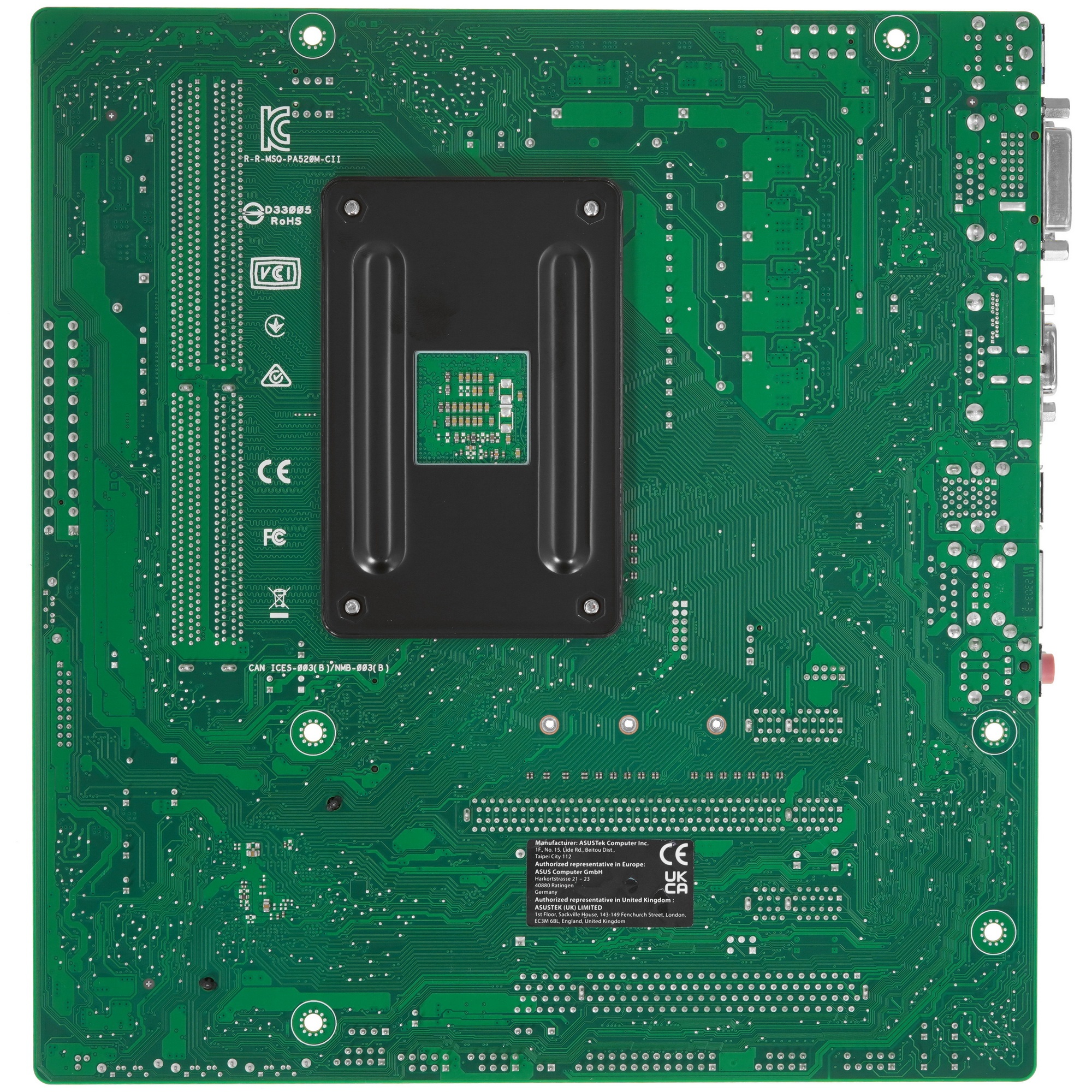 Материнская плата ASUS Pro A520M-C II/CSM, AM4, AMD A520, 2xDDR4, 4xSATA, 1xM.2, 1xPCI-E 3.0 x16, 2x