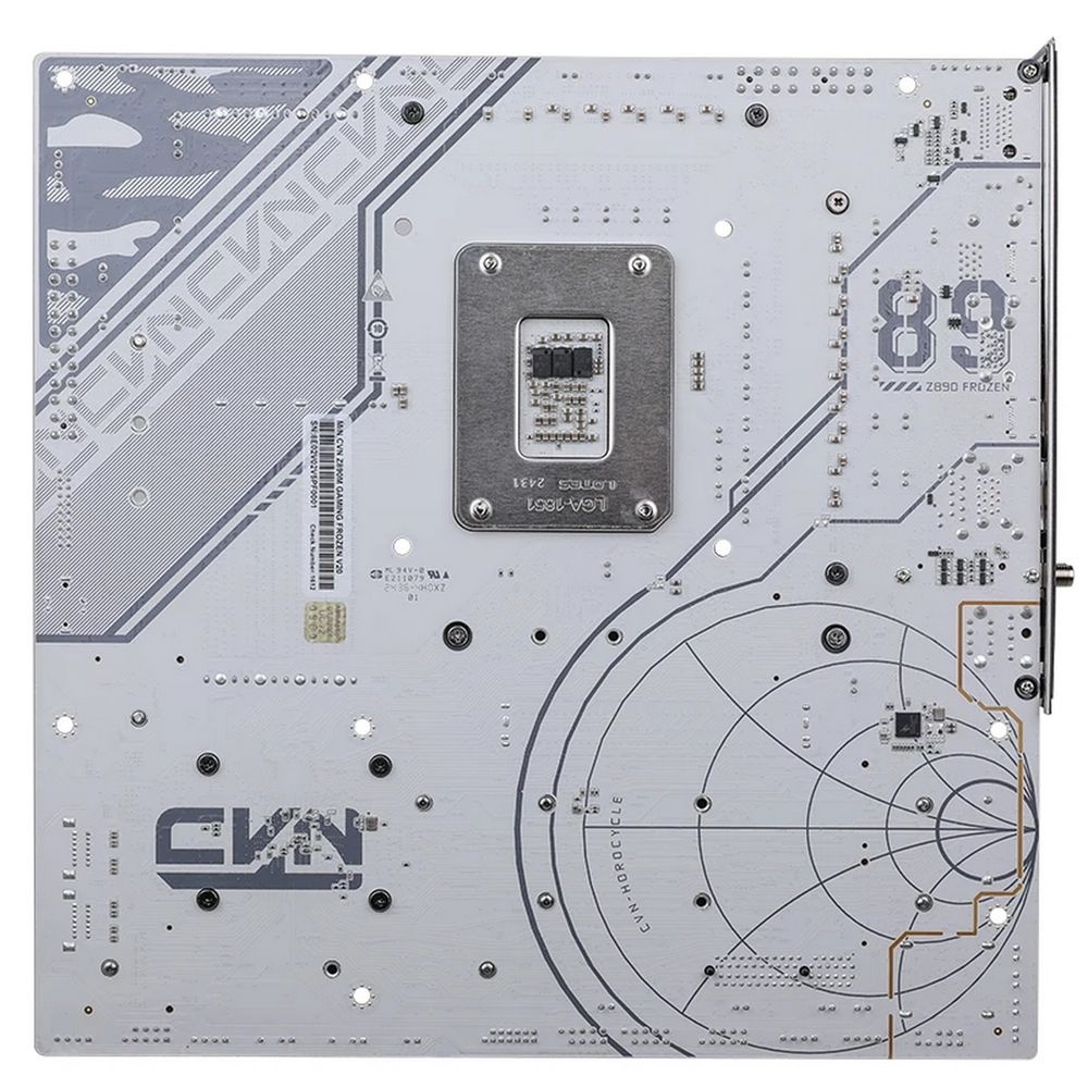 Материнская плата Colorful CVN Z890M GAMING FROZEN V20, LGA 1851, Intel Z890, 4xDDR5, 5xM.2, 4xSATA,