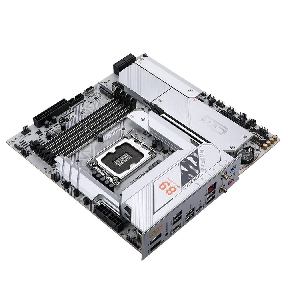 Материнская плата Colorful CVN Z890M GAMING FROZEN V20, LGA 1851, Intel Z890, 4xDDR5, 5xM.2, 4xSATA,