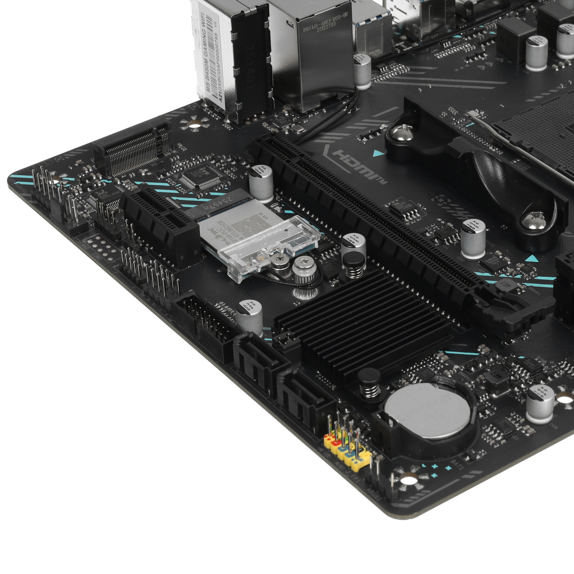 Материнская плата Maxsun MS-B450M GAMING WIFI (Socket  AM4, mATX, 2*DDR4 (64Gb), DP/HDMI, 2*SATA3, 1