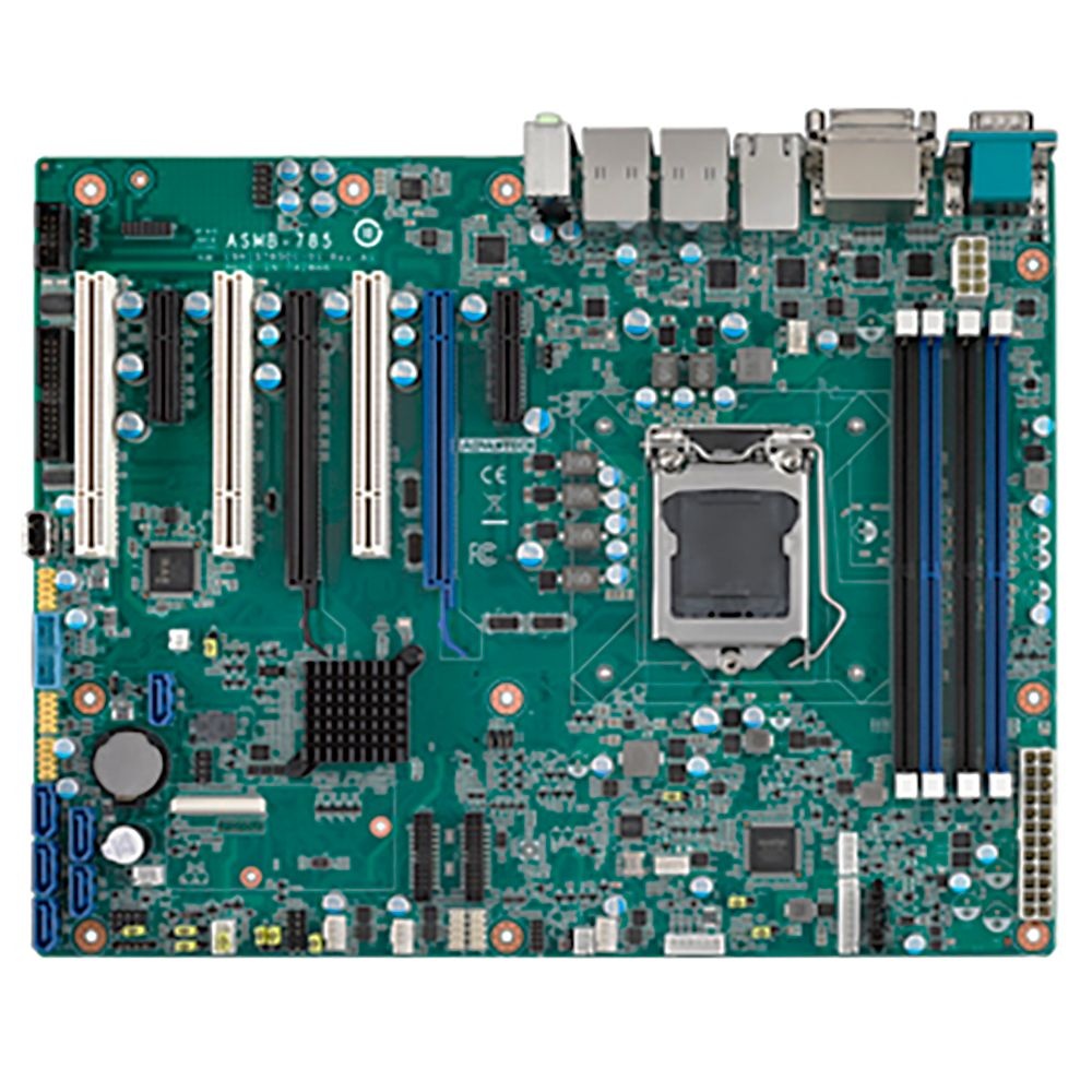 Материнская плата ASMB-785G4-00A1E, LGA 1151, Intel C236, 4xDDR4, 6xSATA III, 1xPCIe 16x, 1xPCIe 16x