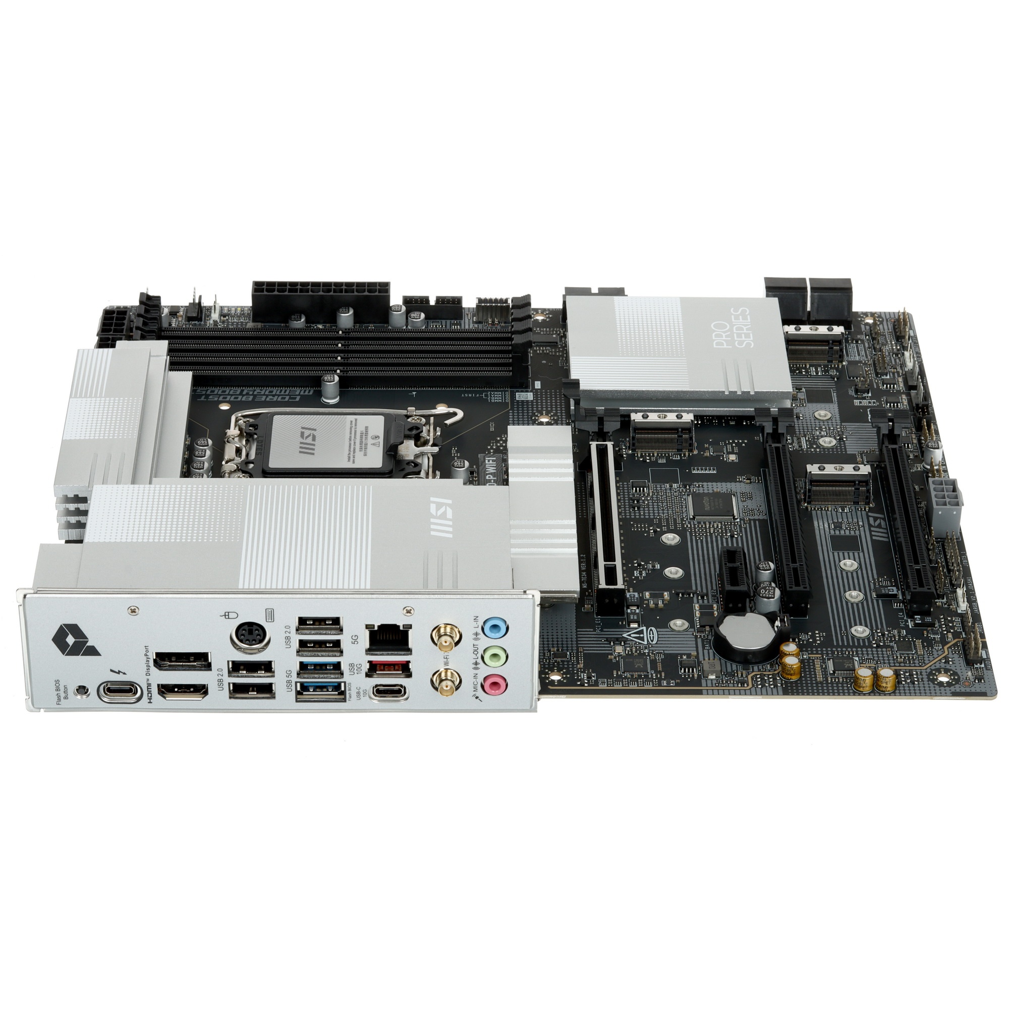 Материнская плата MSI PRO Z890-P WIFI, LGA 1851, Intel Z890, 4xDDR5, 4xSATA, 4xM.2, 1xPCIe 5.0 x16,