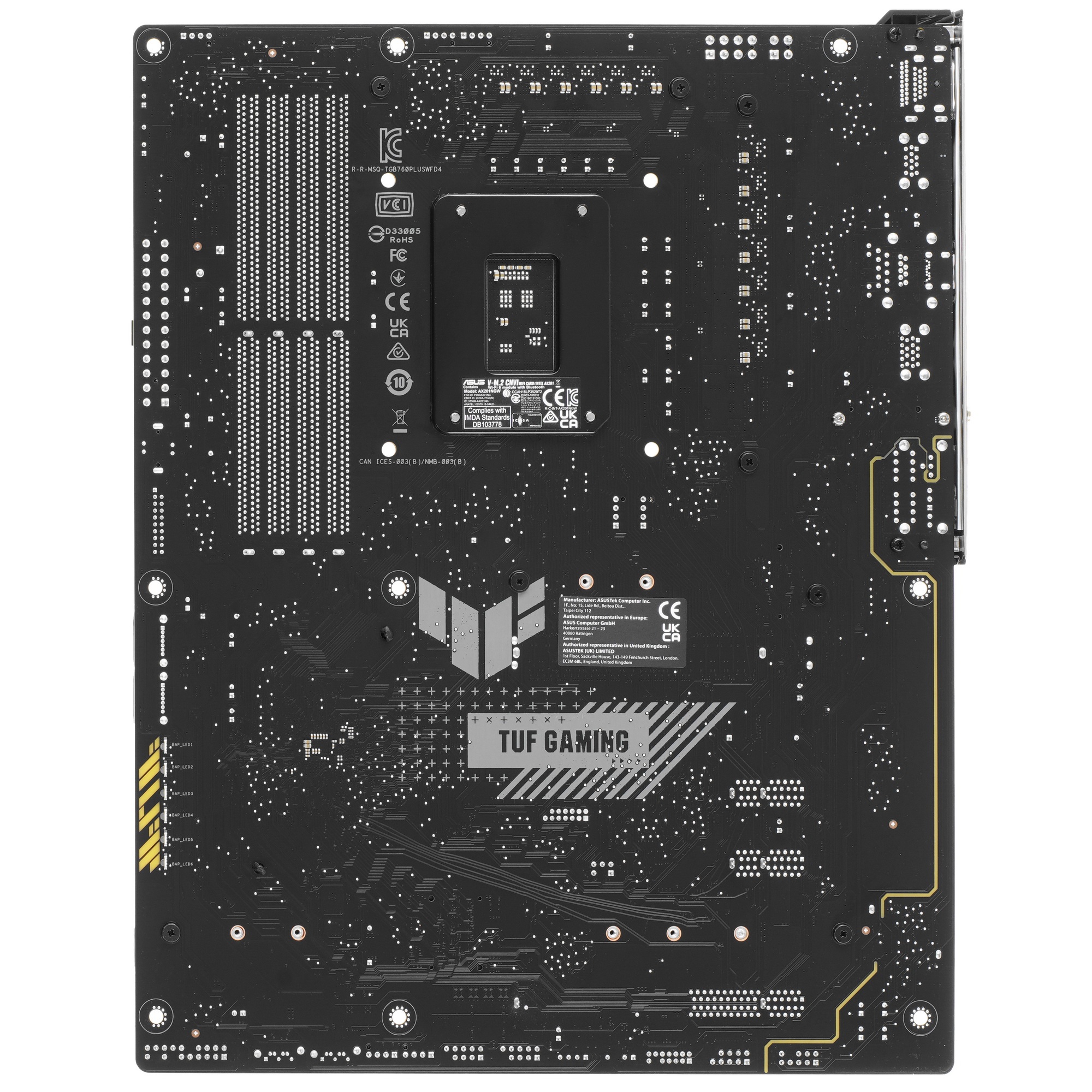 Материнская плата ASUS TUF GAMING B760-PLUS WIFI D4, LGA 1700, Intel B760, 4xDDR4, 4xSATA, 3xM.2, 1x