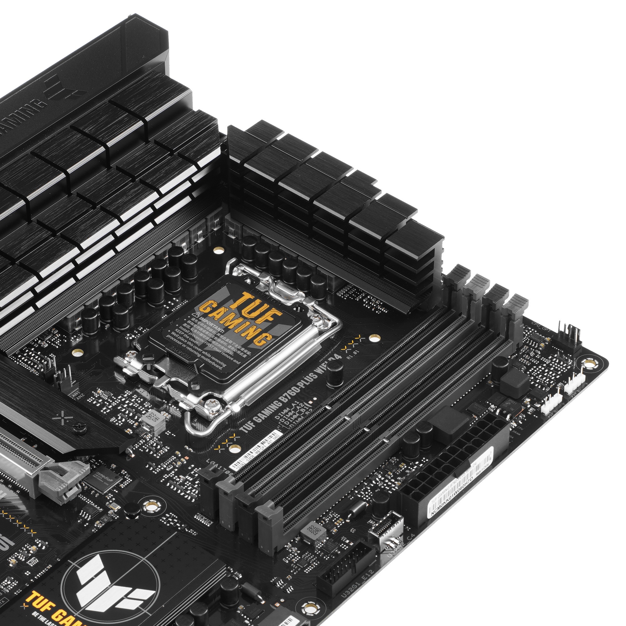 Материнская плата ASUS TUF GAMING B760-PLUS WIFI D4, LGA 1700, Intel B760, 4xDDR4, 4xSATA, 3xM.2, 1x