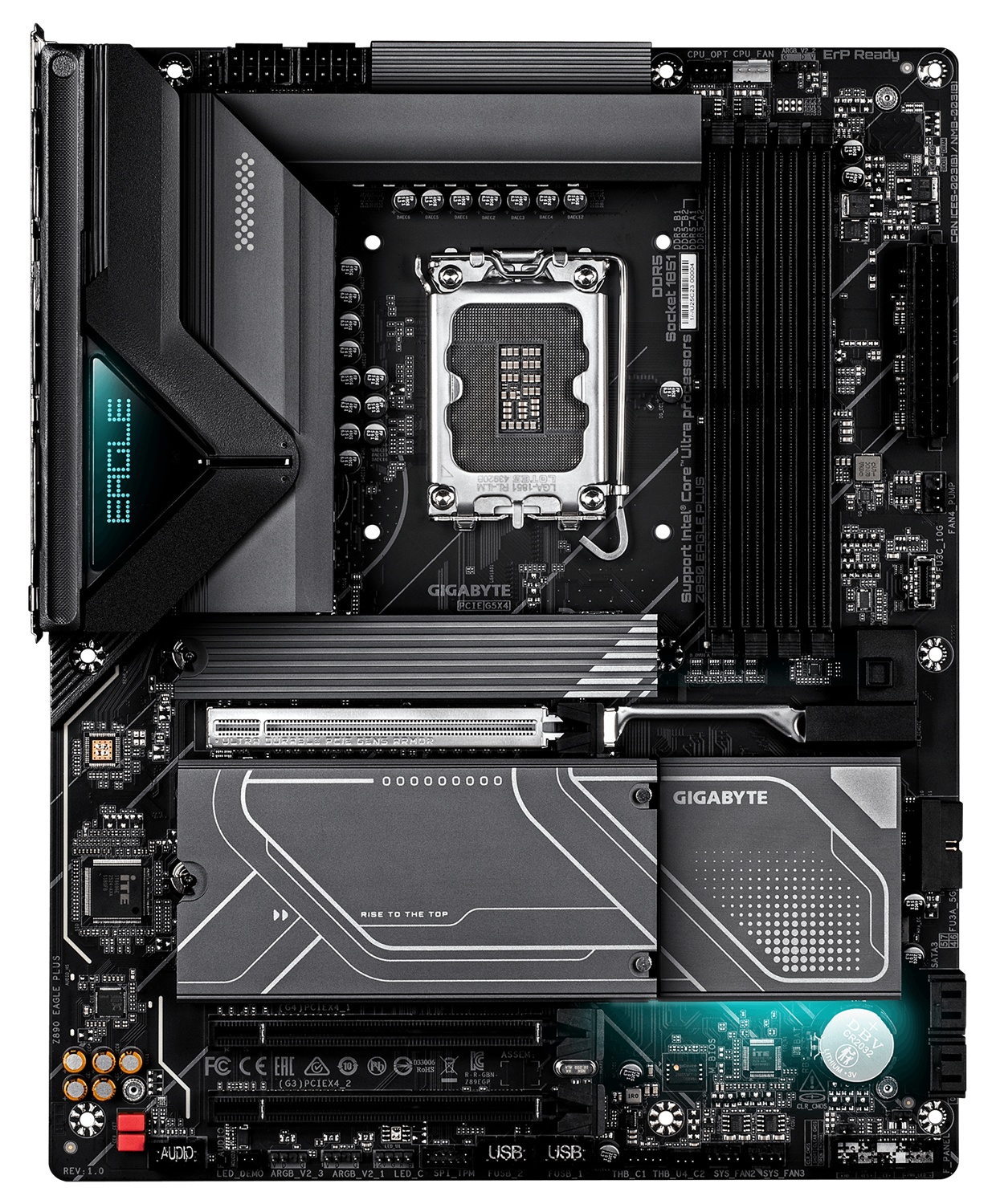 Материнская плата Gigabyte Z890 EAGLE PLUS Z890, LGA1851, 4xDDR5, 3*PCI-Ex16,4*M.2,1*Type-C  2*USB3.