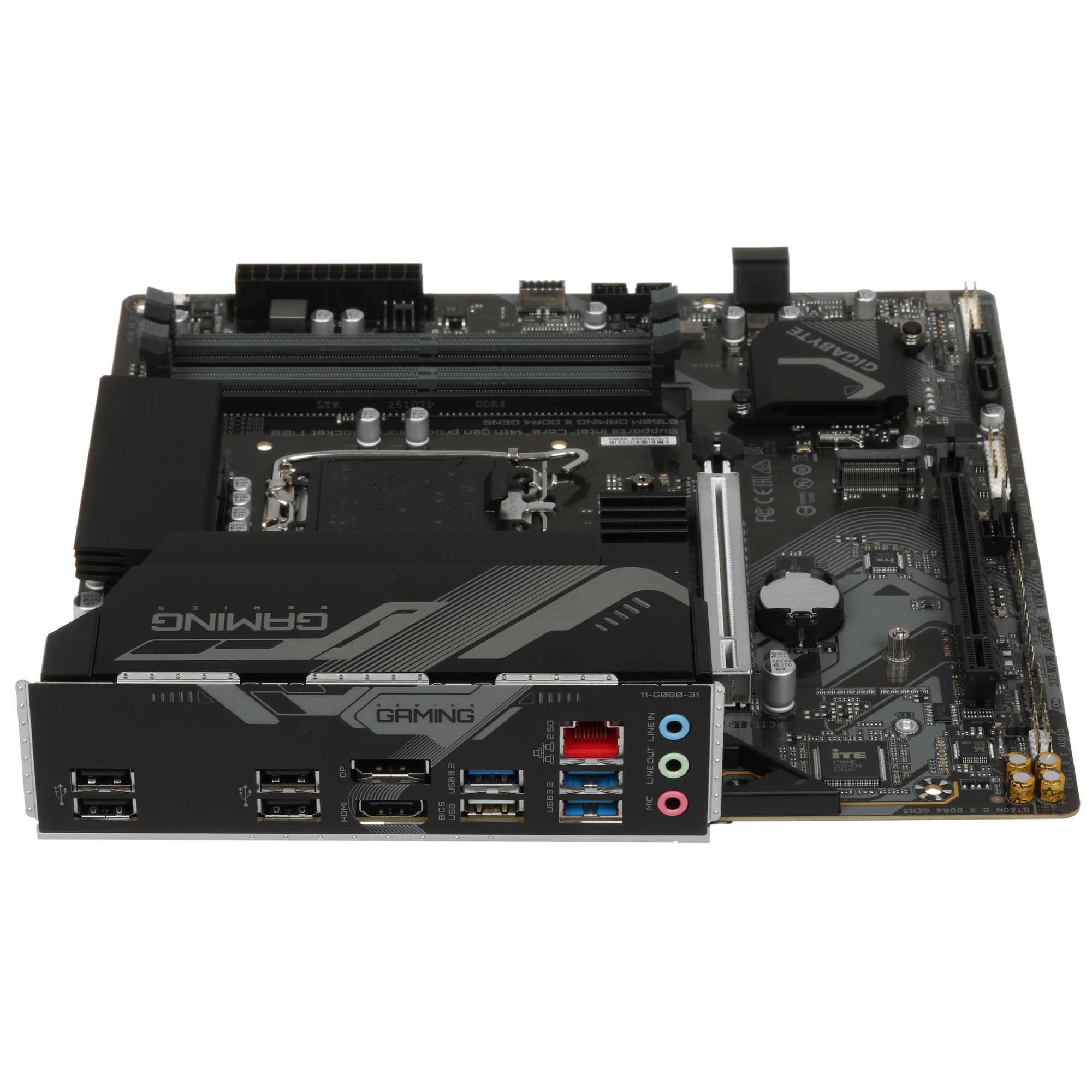 Материнская плата Gigabyte B760M GAMING X DDR4 GEN5 B760, LGA1700, 4xDDR4, 2*PCI-Ex16, 2*M.2, 1*Type