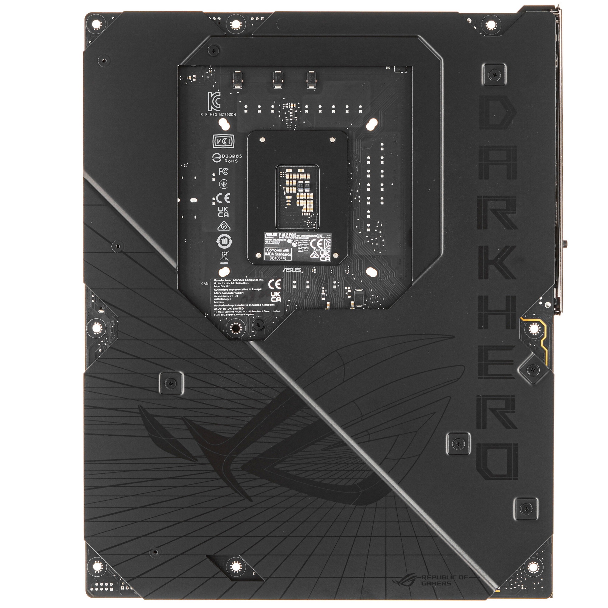 Материнская плата ASUS ROG MAXIMUS Z790 DARK HERO, LGA 1700, Intel Z790, 4xDDR5, 4xSATA, 5xM.2, 1xPC