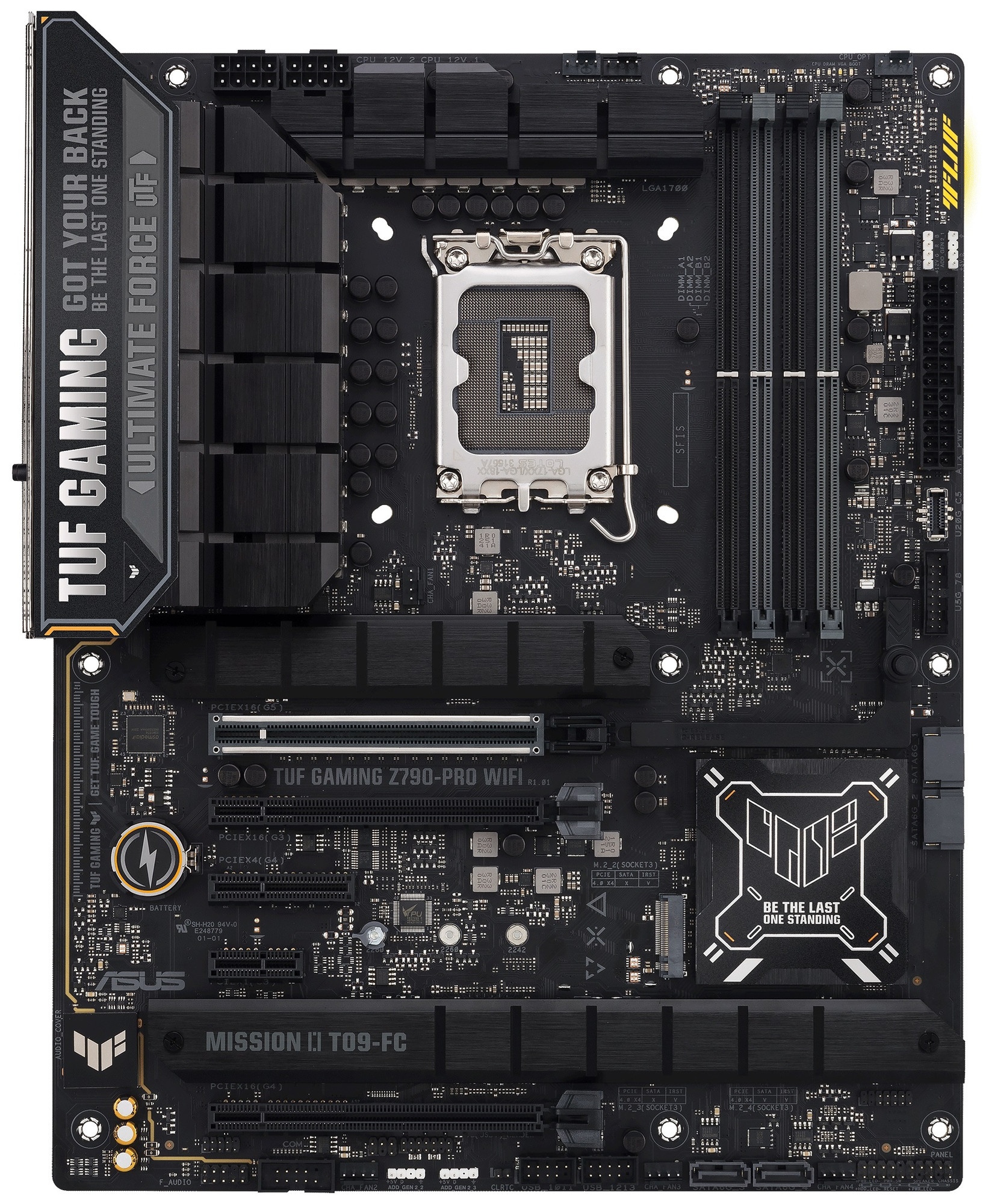 Материнская плата ASUS TUF GAMING Z790-PRO WIFI, LGA 1700, Intel Z790, 4xDDR5, 4xSATA, 4xM.2, 1xPCIe