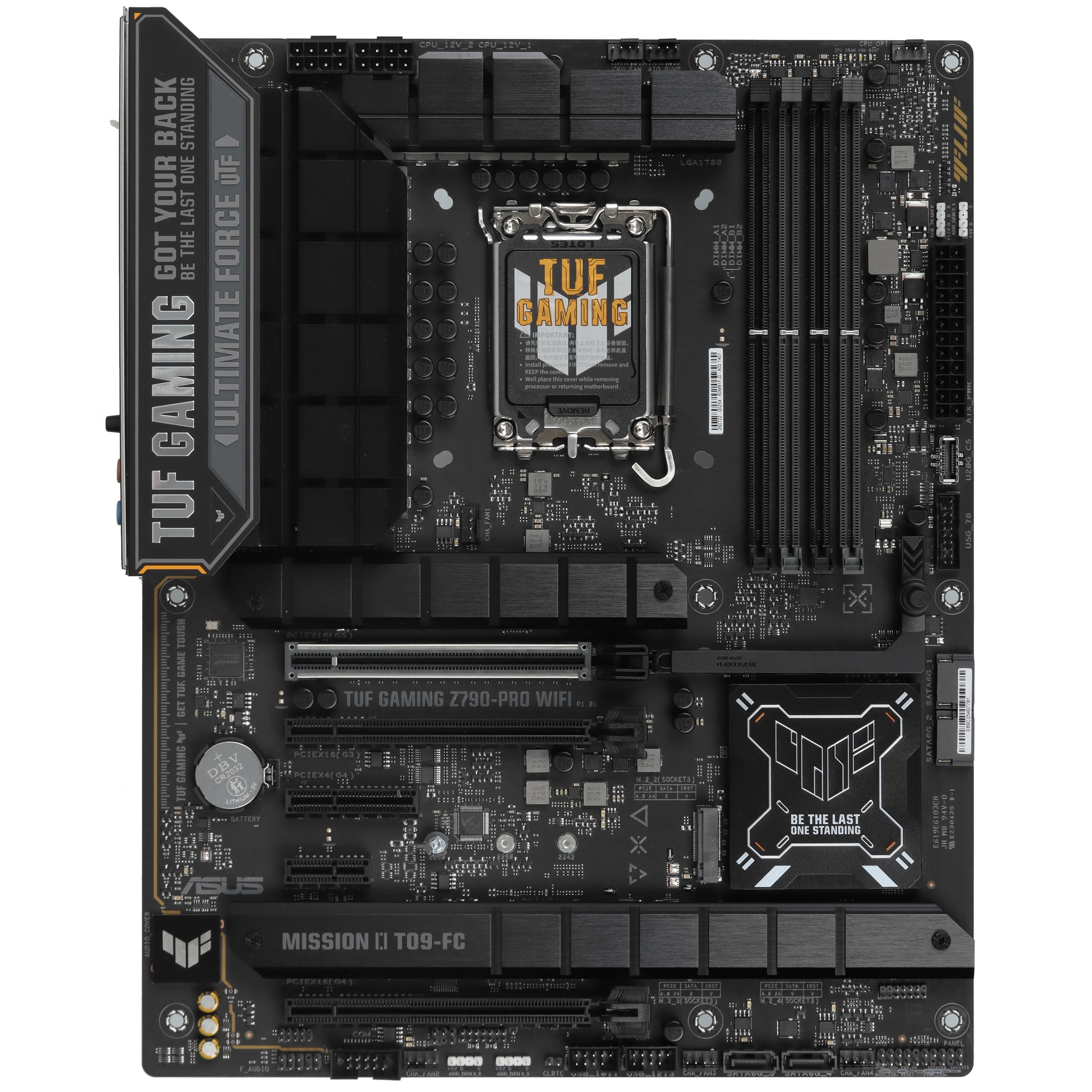 Материнская плата ASUS TUF GAMING Z790-PRO WIFI, LGA 1700, Intel Z790, 4xDDR5, 4xSATA, 4xM.2, 1xPCIe