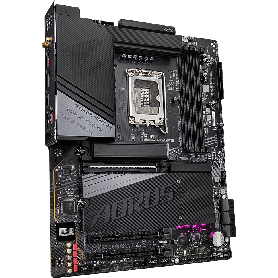 Материнская плата Gigabyte Z790 AORUS ELITE X WIFI7, LGA 1700, Intel Z790, 4xDDR5, 6xSATA, 4xM.2, 1x