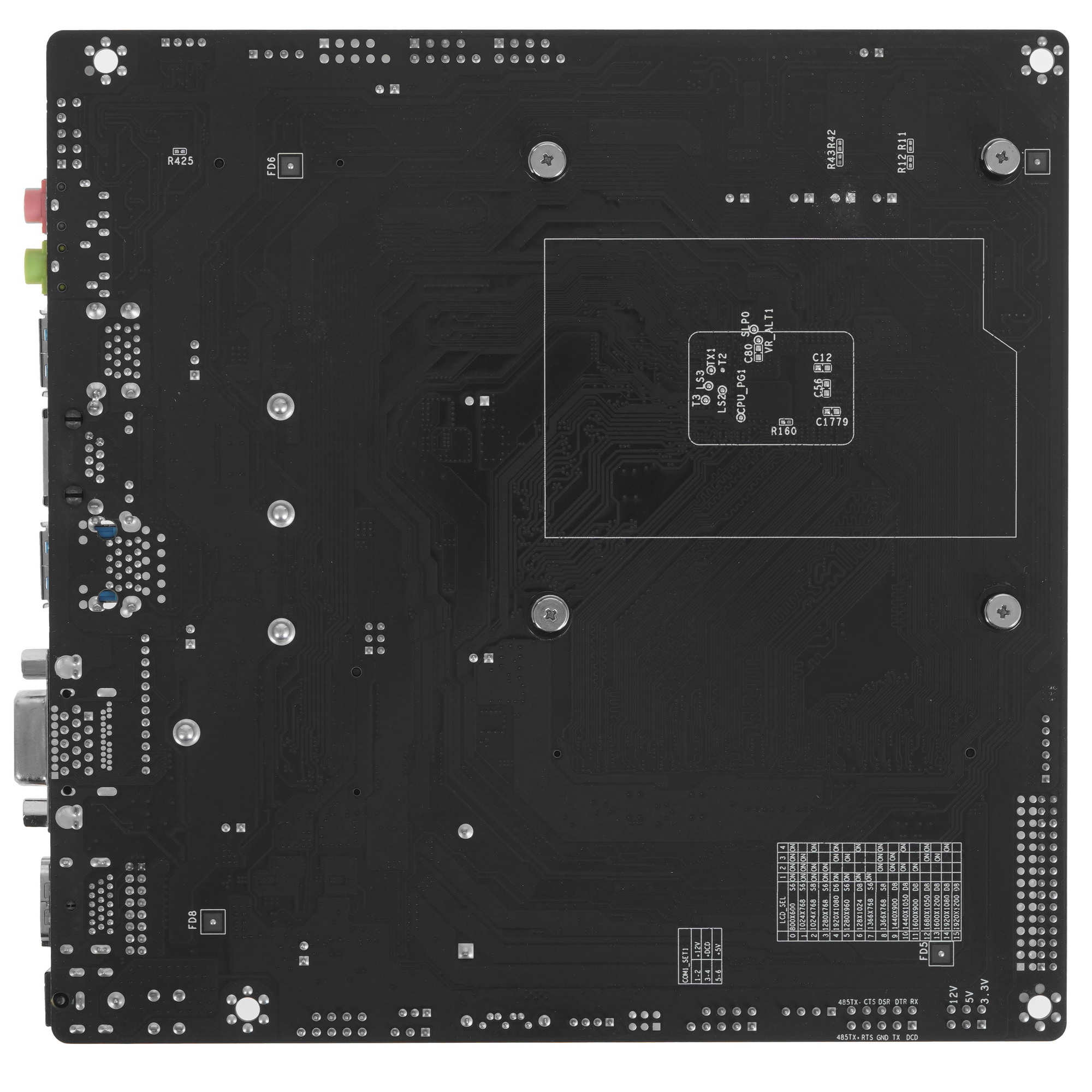Материнская плата AFOX AFMIN100-1L-V2, Intel N100, SoC, 1xDDR4, 1xSATA, 1xM.2, 1xHDMI, 1xVGA, 1x 1Gb