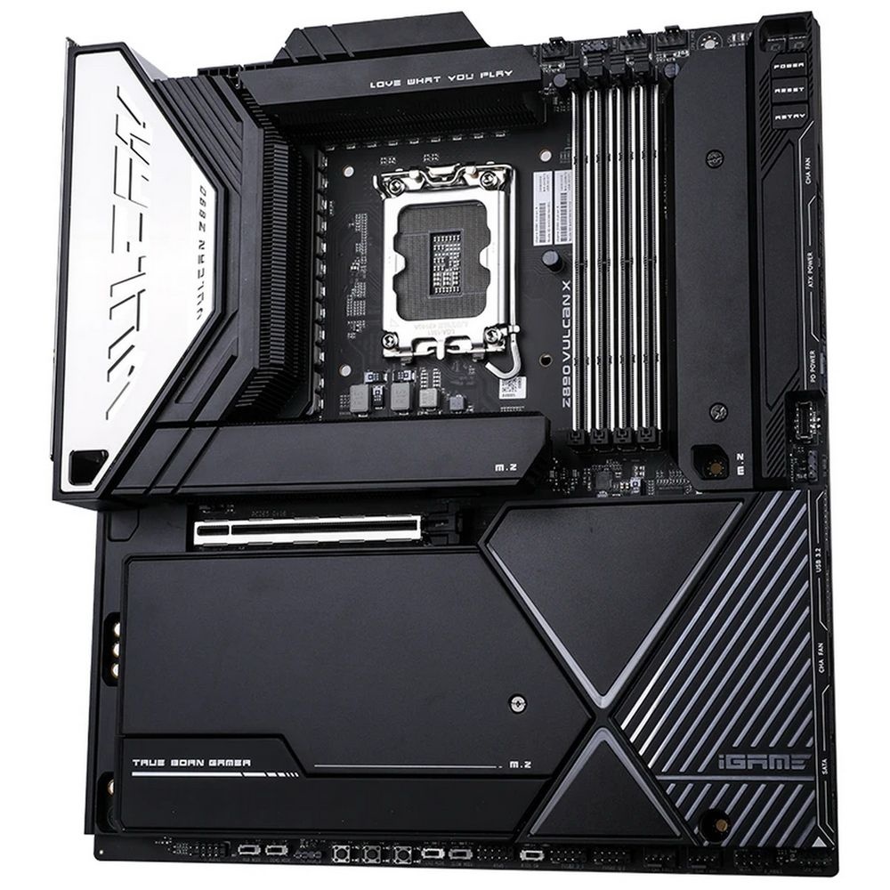 Материнская плата Colorful iGame Z890 VULCAN X V20, LGA 1851, Intel Z890, 4xDDR5, 5xM.2, 6xSATA, 2xP