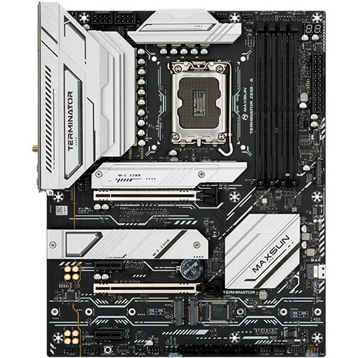 Материнская плата MAXSUN MS-Terminator Z890-A WIFI, LGA1851, Z890, 4*DDR5, 4*SATA3, 4*M.2, USB 3.2,