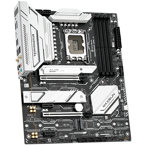 Материнская плата MAXSUN MS-Terminator Z890-A WIFI, LGA1851, Z890, 4*DDR5, 4*SATA3, 4*M.2, USB 3.2,