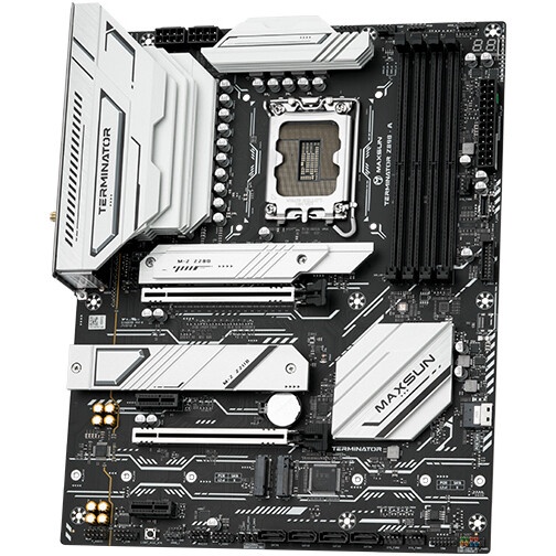 Материнская плата MAXSUN MS-Terminator Z890-A WIFI, LGA1851, Z890, 4*DDR5, 4*SATA3, 4*M.2, USB 3.2,