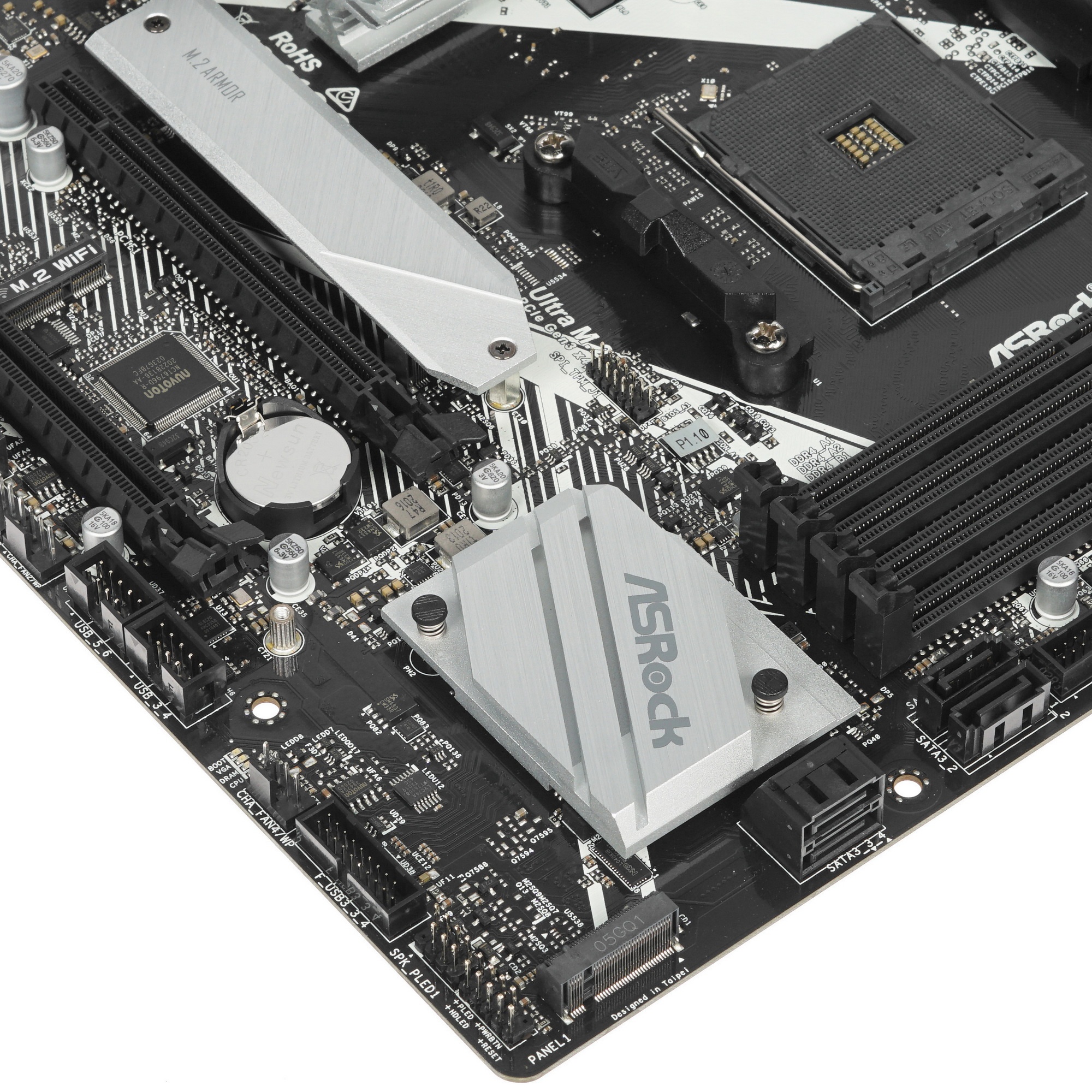 Материнская плата ASRock A520M Pro4, AM4, AMD A520, 4xDDR4, 4xSATA, 2xM.2, 1xPCI-E 3.0 x16, 1xPCI-E