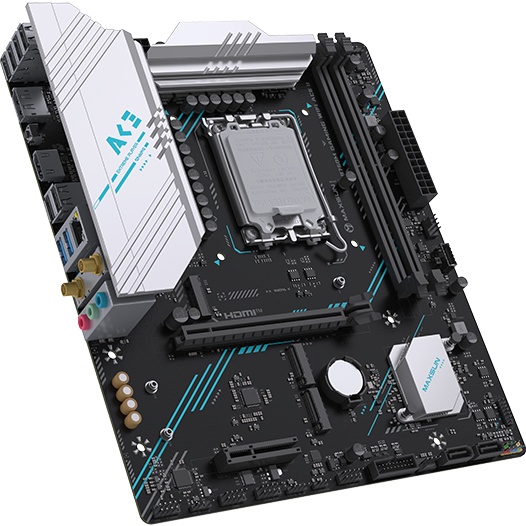 Материнская плата Gigabyte B760M GAMING, LGA 1700, Intel B760, 2xDDR5, 4xSATA, 2xM.2, 1xPCI-E 4.0 x1