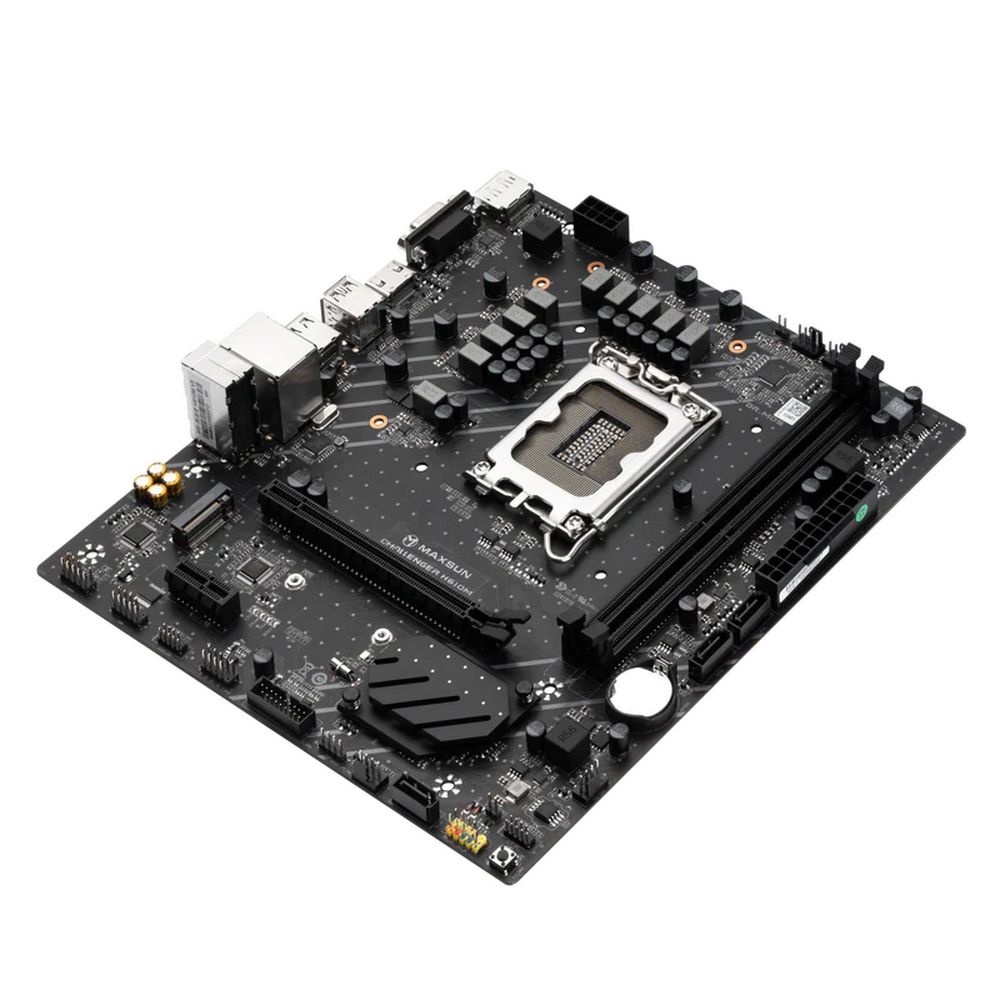 Материнская плата Maxsun Maxsun H610M, LGA 1700, Intel H610, 2xDDR4, 1xM.2, 3xSATA, 1xPCIe 4.0 x16,
