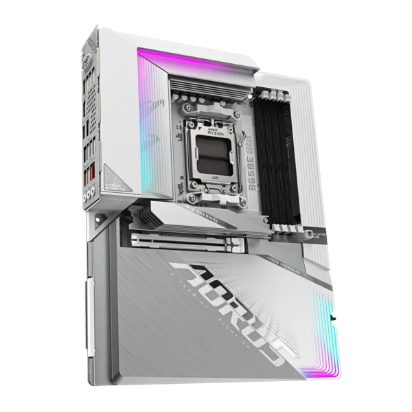 Материнская плата Gigabyte B650E AORUS STEALTH ICE, AM5, AMD B650E, 4xDDR5, 4xSATA, 3xM.2, 1xPCI-E 5