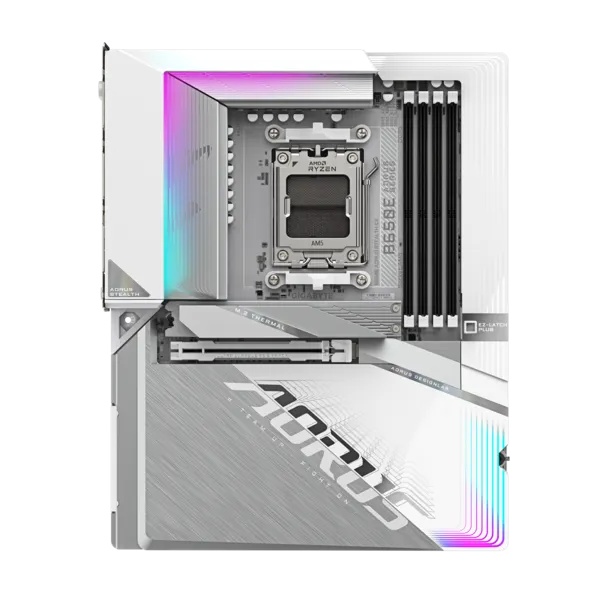 Материнская плата Gigabyte B650E AORUS STEALTH ICE, AM5, AMD B650E, 4xDDR5, 4xSATA, 3xM.2, 1xPCI-E 5