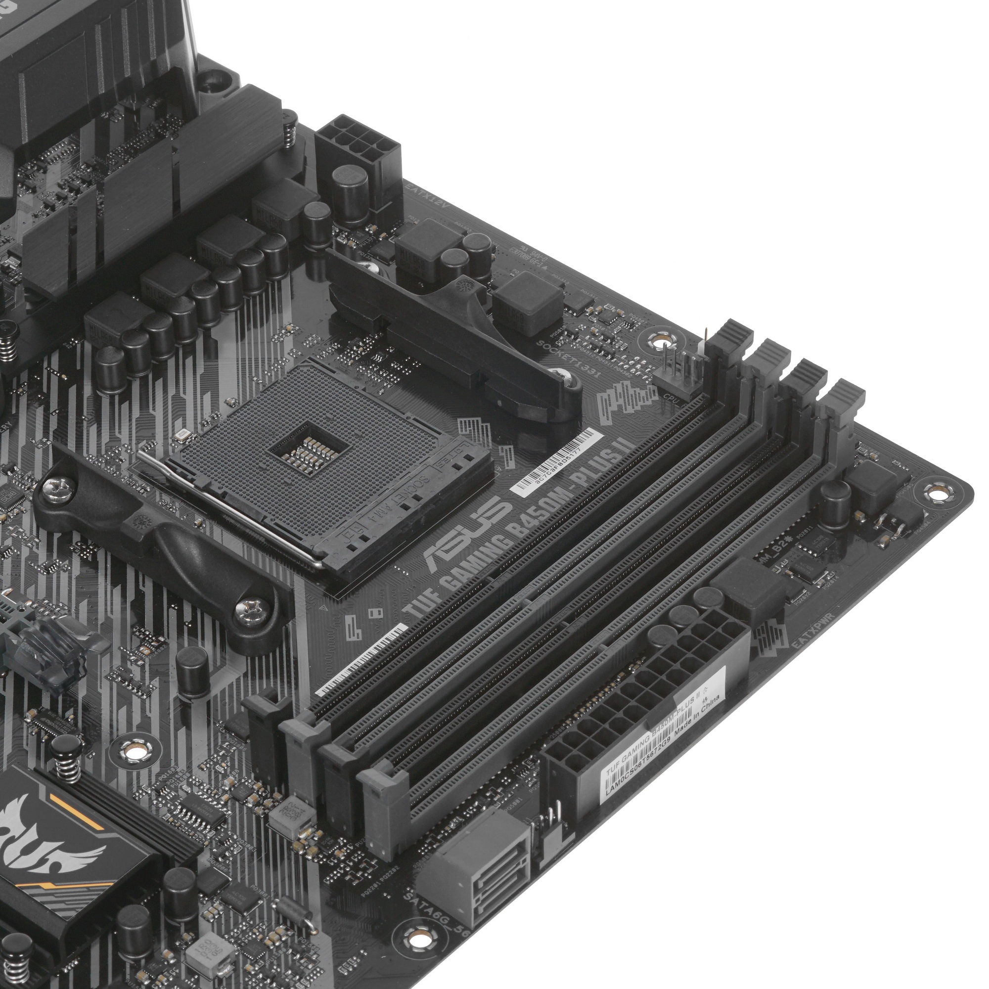 Материнская плата ASUS TUF GAMING B450M-PLUS II, AM4, AMD B450, 4xDDR4, 6xSATA, 1xM.2, 1xPCIe 3.0 x1