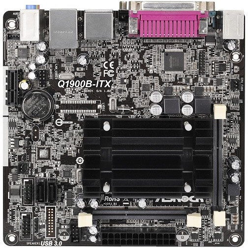 Материнская плата Asrock Q1900B-ITX mini-ITX AC`97 6ch(5.1) GbLAN+VGA+HDMI