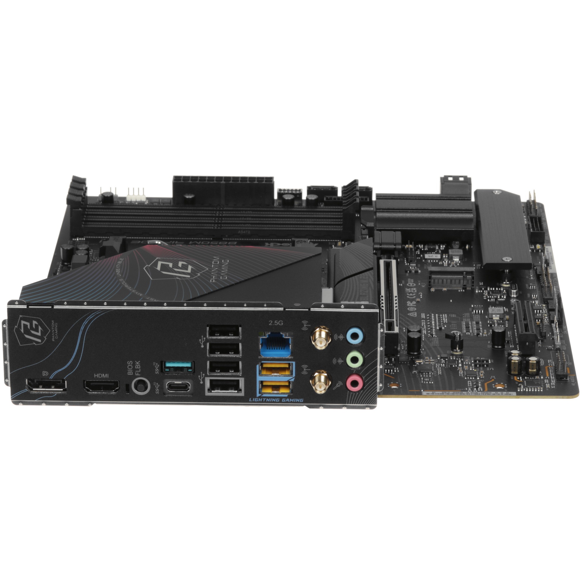 Материнская плата ASROCK B850M RIPTIDE WIFI, AM5, B850, 4*DDR5, 4*SATA, 3*M.2, 4*USB 2.0, 3*USB 3.2,