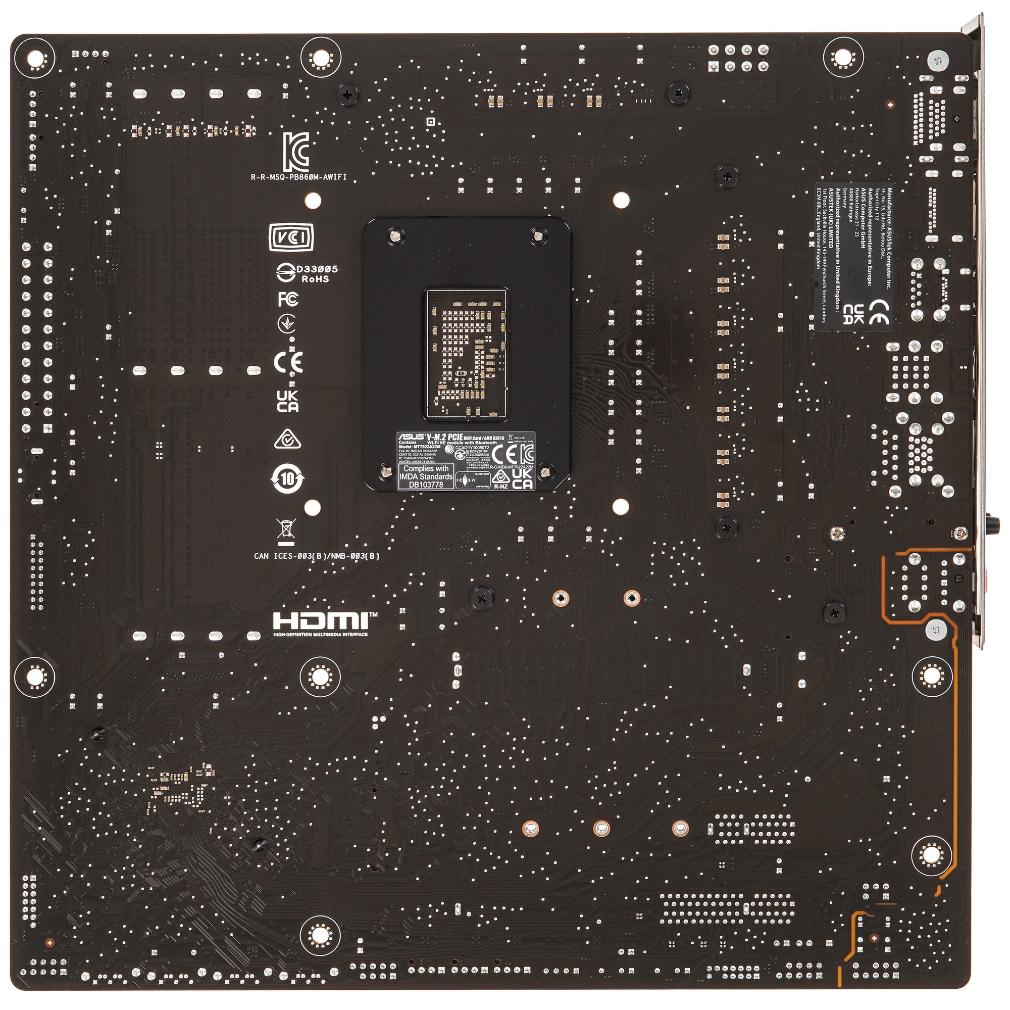 Материнская плата ASUS PRIME B860M-A WIFI, LGA 1851, Intel B860, 4xDDR5, 4xSATA, 2xM.2, 1xPCIe 5.0 x