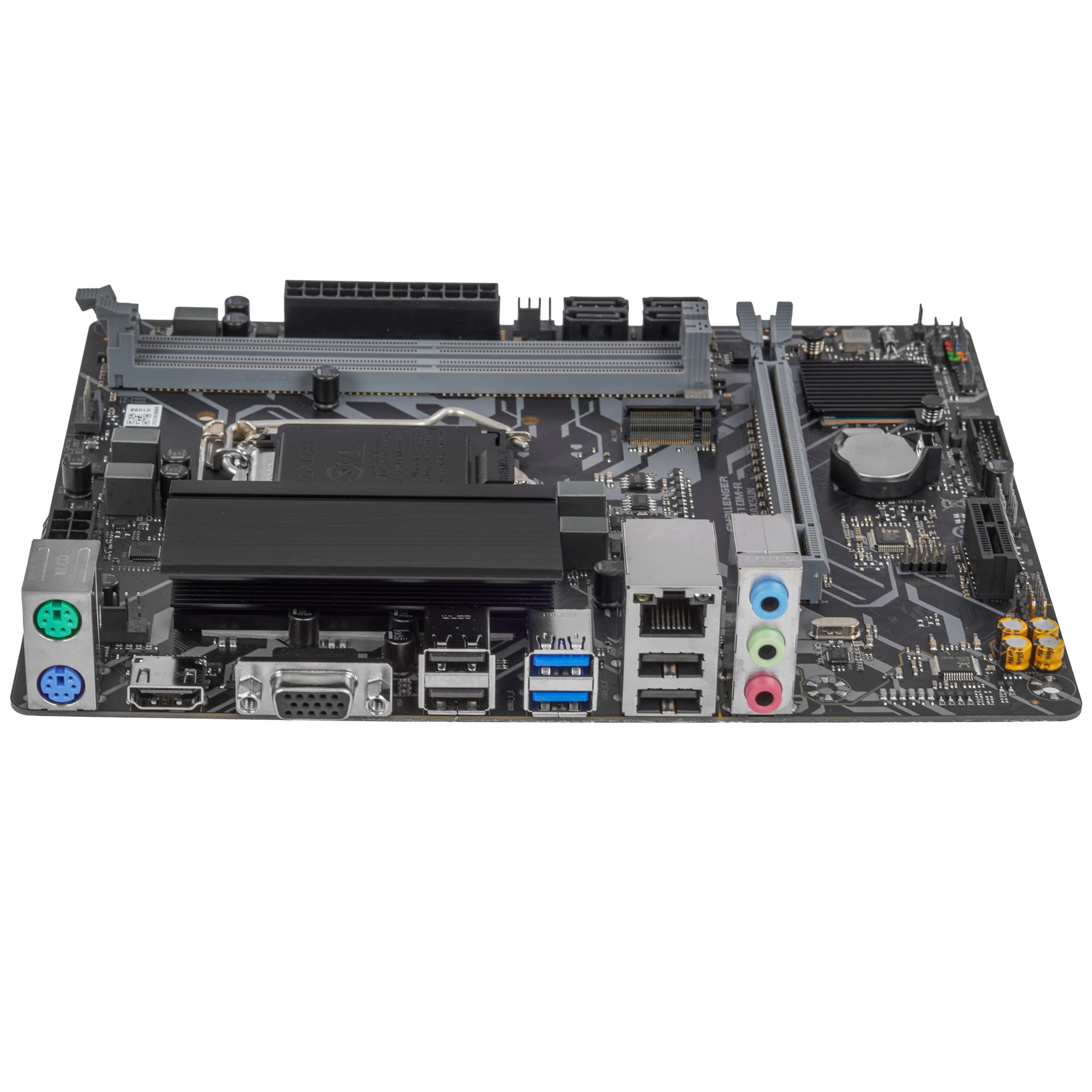 Материнская плата Maxsun Challenger H510M-R, LGA 1200, Intel H510, 2xDDR4, 4xSATA, 1xM.2, 1xPCIe 4.0