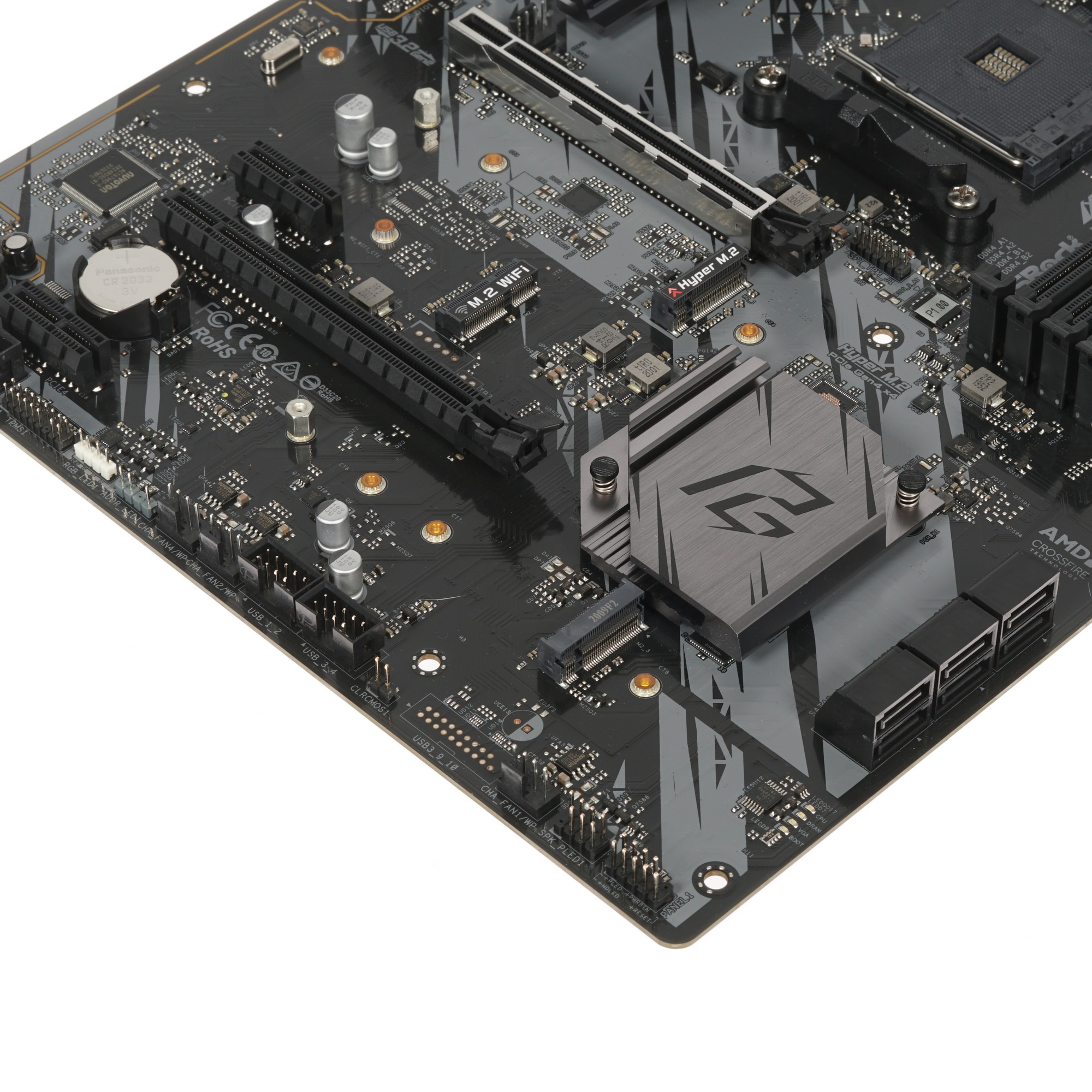 Материнская плата ASRock B550 Phantom Gaming 4, AM4, AMD B550, 4xDDR4, 6xSATA, 2xM.2, 1xPCI-E 3.0 x1