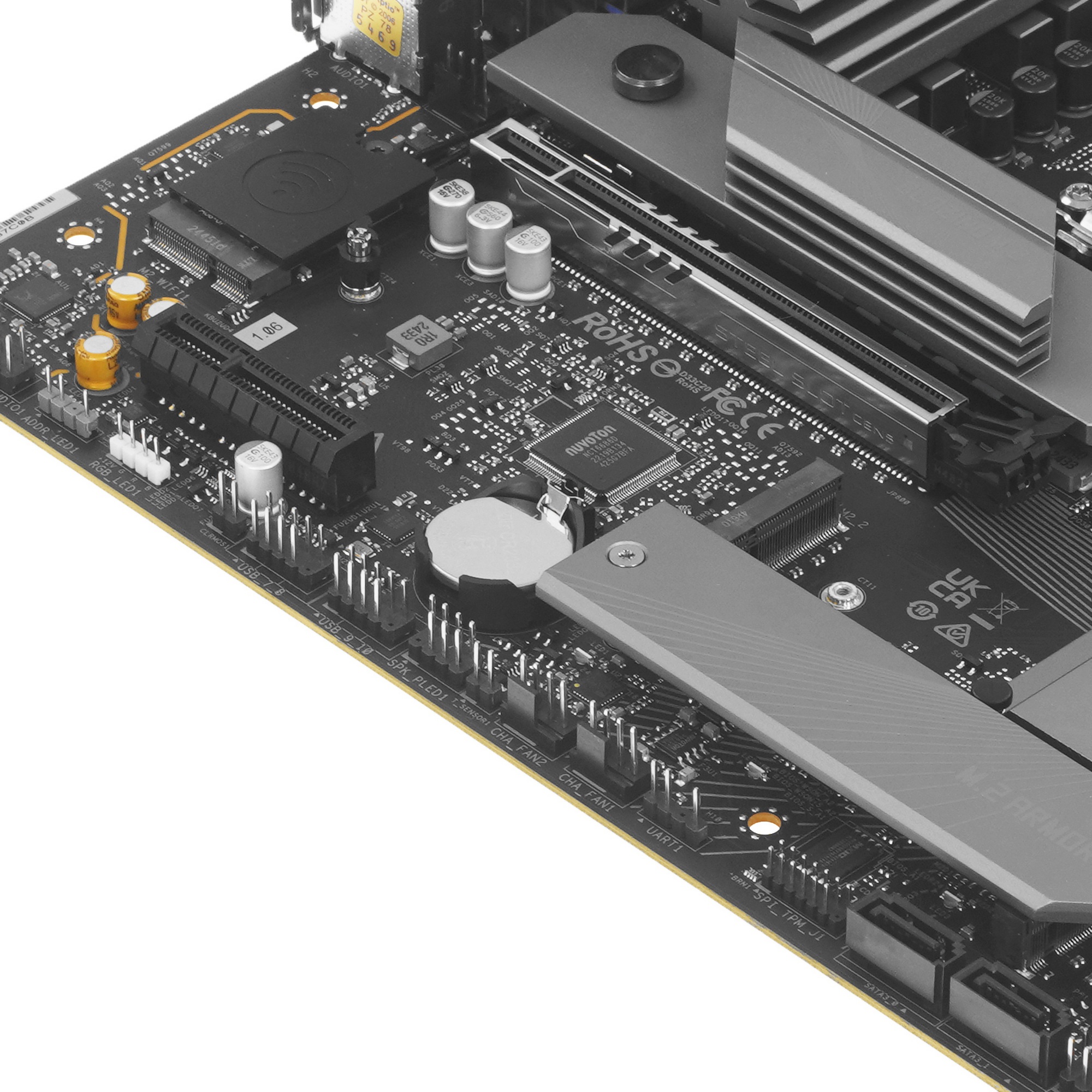 Материнская плата ASRock B860M LiveMixer WiFi, LGA 1851, Intel B860, 4xDDR5, 4xSATA, 3xM.2, 1xPCIe 5