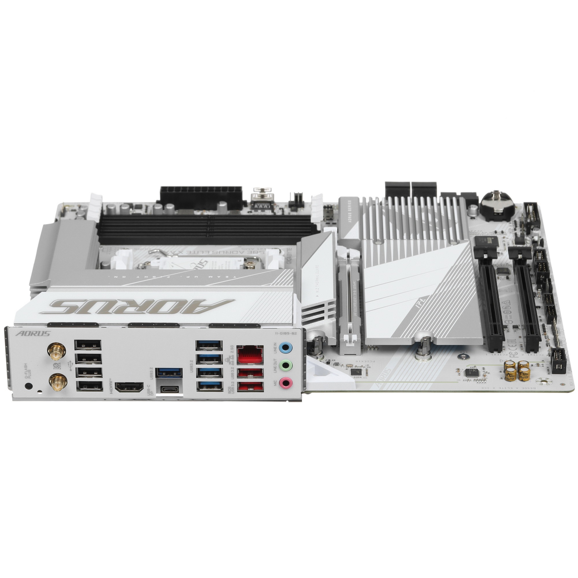 Материнская плата Gigabyte B650E AORUS ELITE X AX ICE, AM5, AMD B650, 4xDDR5, 4xSATA, 3xM.2, 1xPCI-E