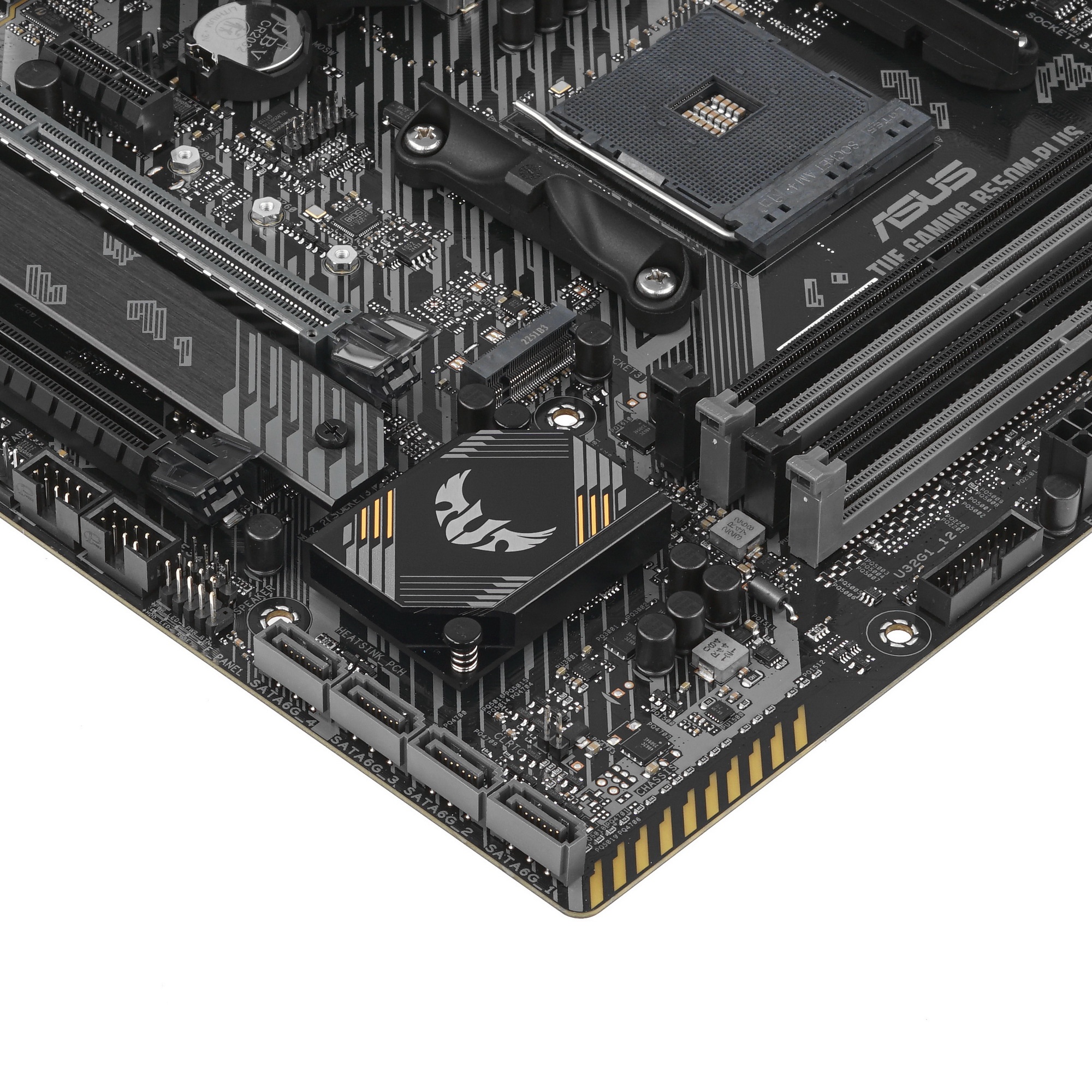 Материнская плата ASUS TUF GAMING B550M-PLUS, AM4, AMD B550, 4xDDR4, 4xSATA, 2xM.2, 1xPCIe 4.0 x16,