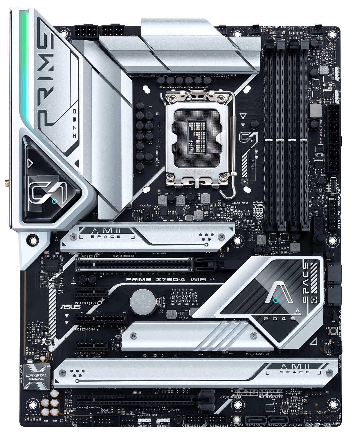 Материнская плата ASUS PRIME Z790-A WIFI, LGA 1700, Intel Z790, 4xDDR5, 4xSATA, 4xM.2 PCIe 4.0 x4, 1